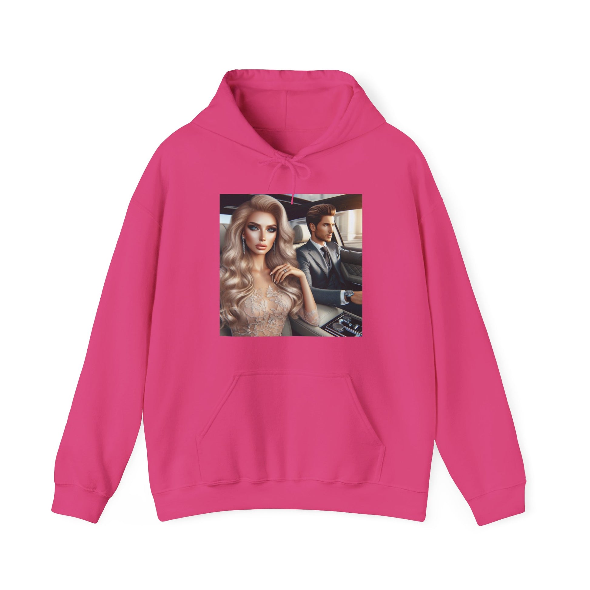 Elegant Drive Hoodie Hoodie Printify Heliconia S