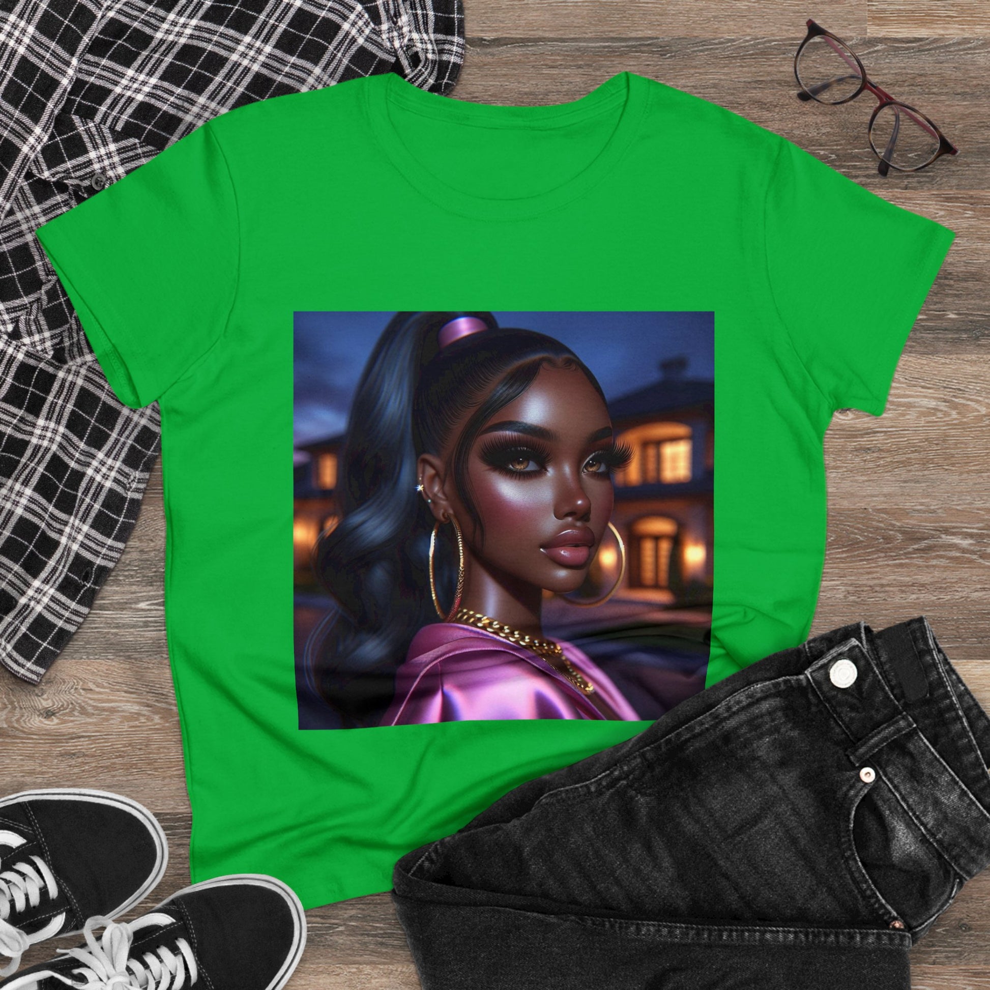 Pink at Night T-Shirt T-Shirt Printify