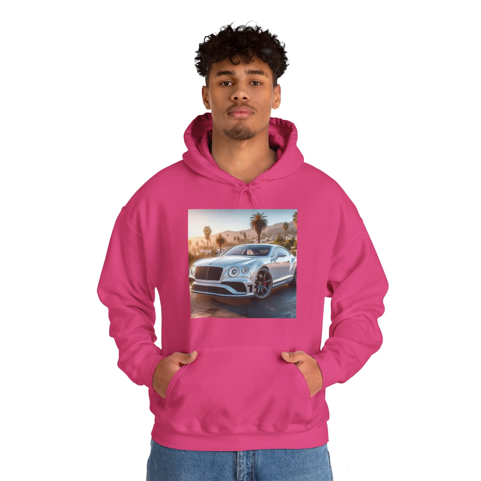 Silver Bentley Hoodie Hoodie Printify