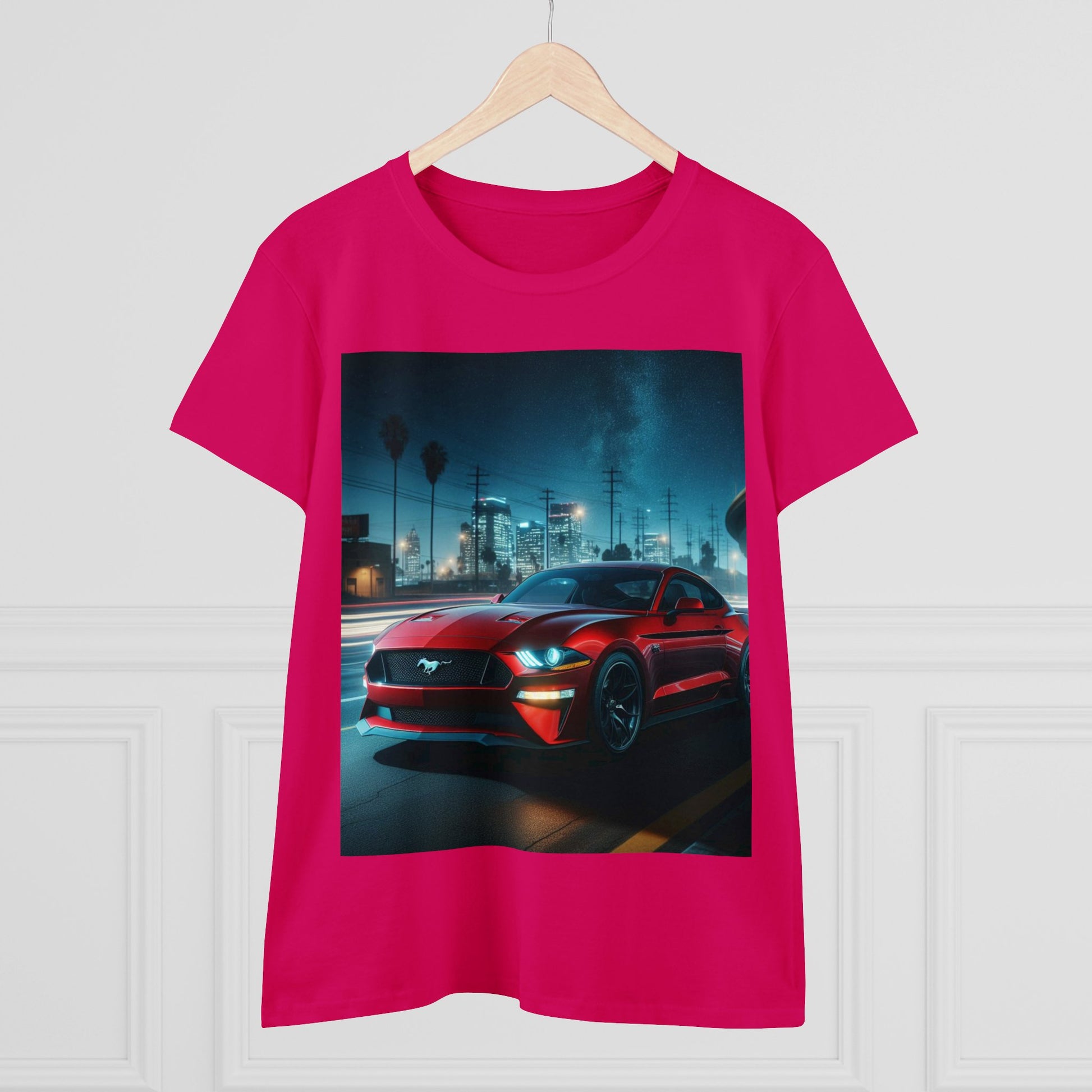 Red Mustang T-Shirt T-Shirt Printify