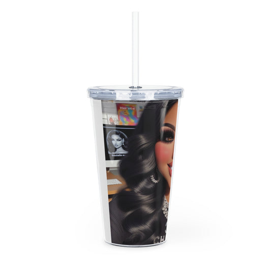 Chanel Mami Tumbler with Straw Mug Printify