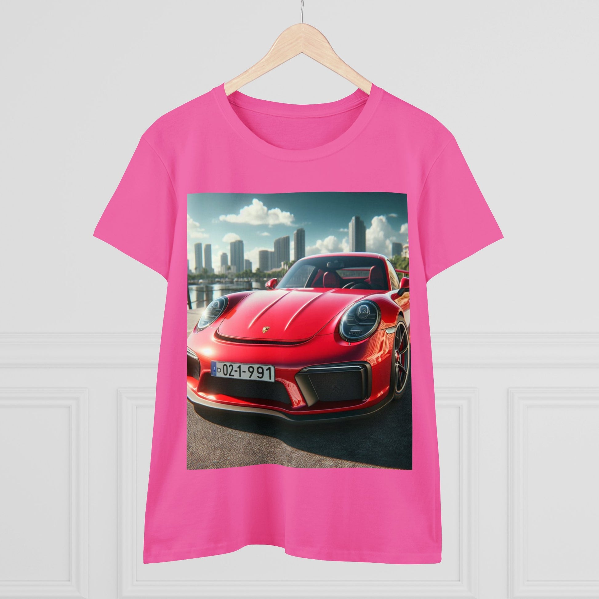 Red Porsche T-Shirt T-Shirt Printify