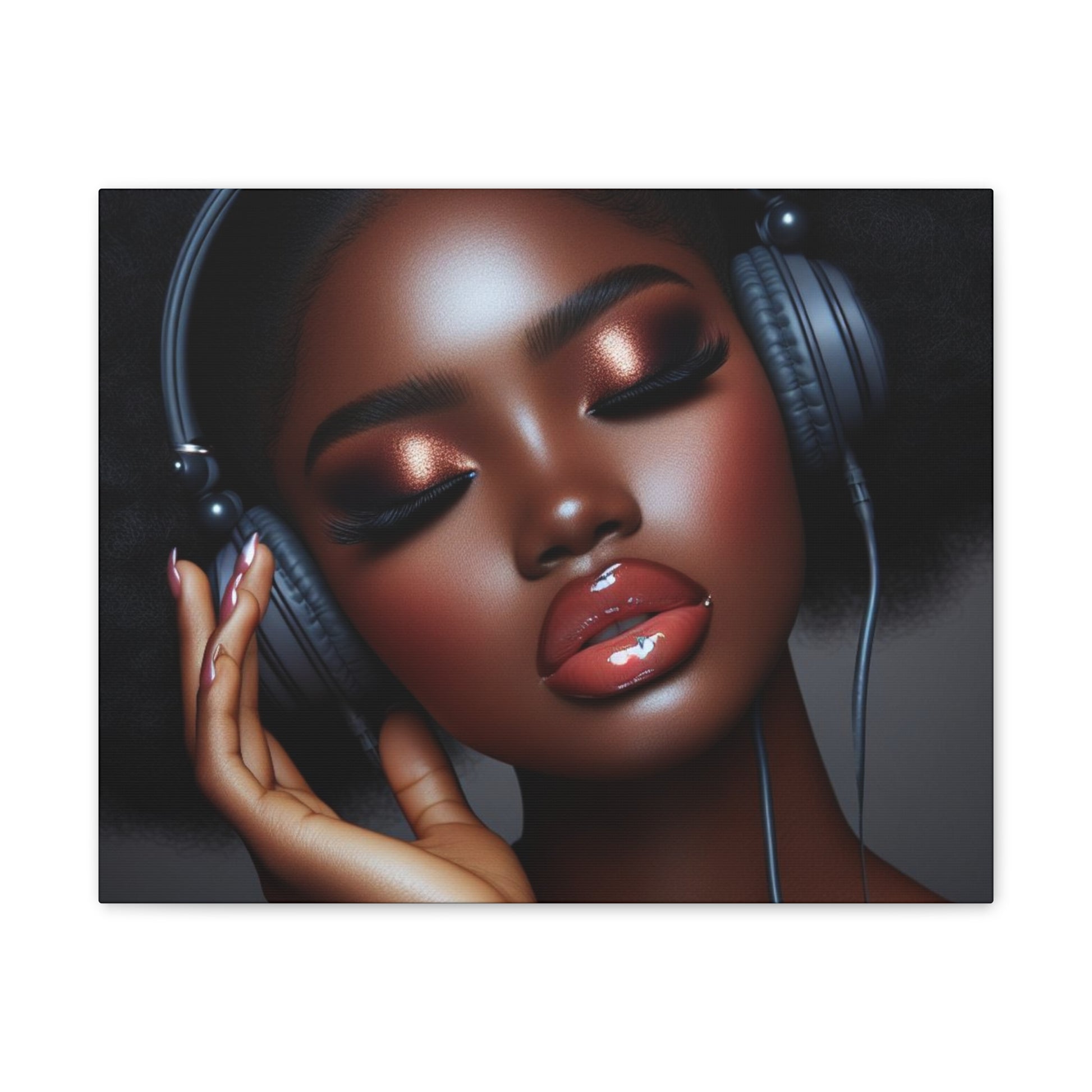 Music Vibes Canvas Canvas Printify