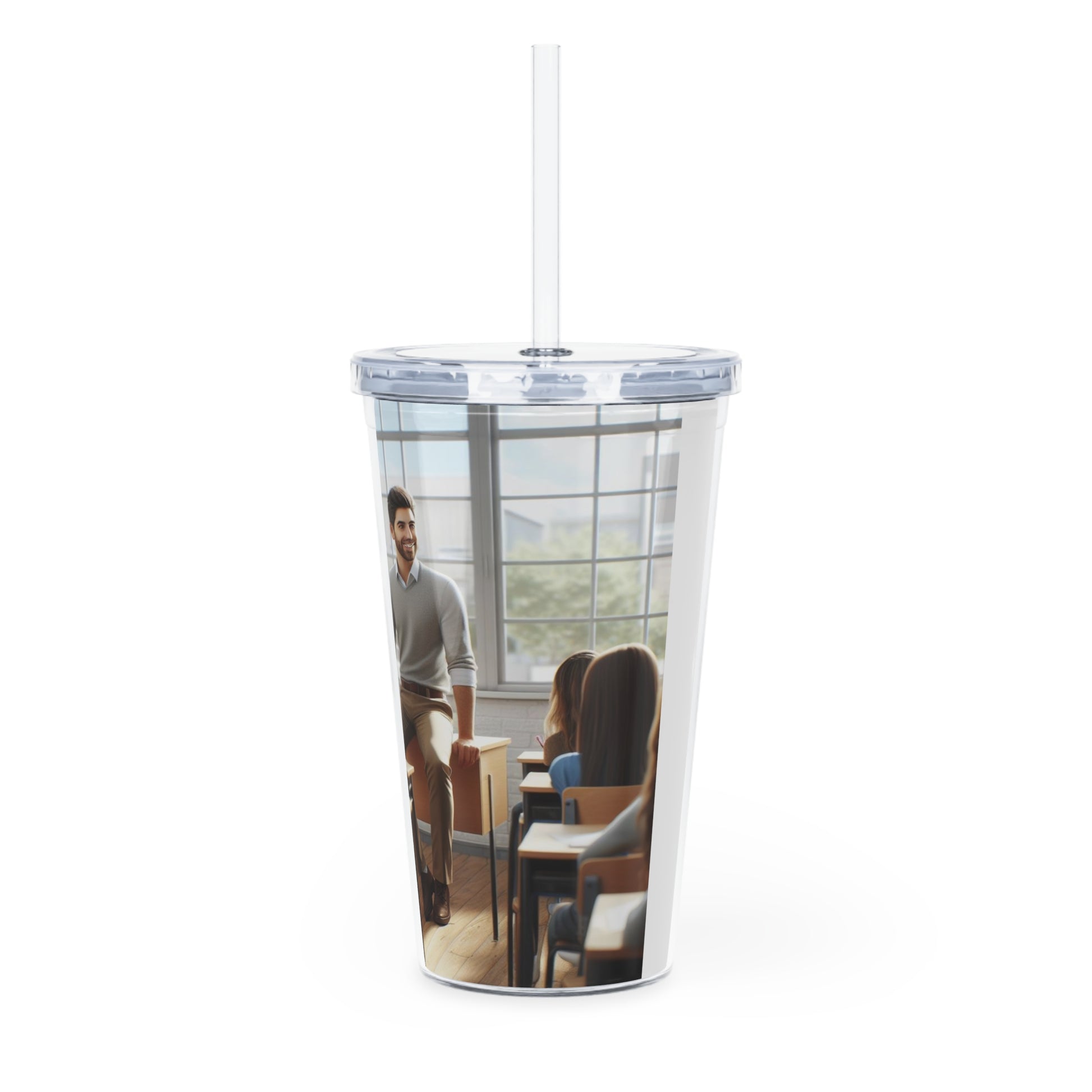 Class in Session Tumbler with Straw Mug Printify