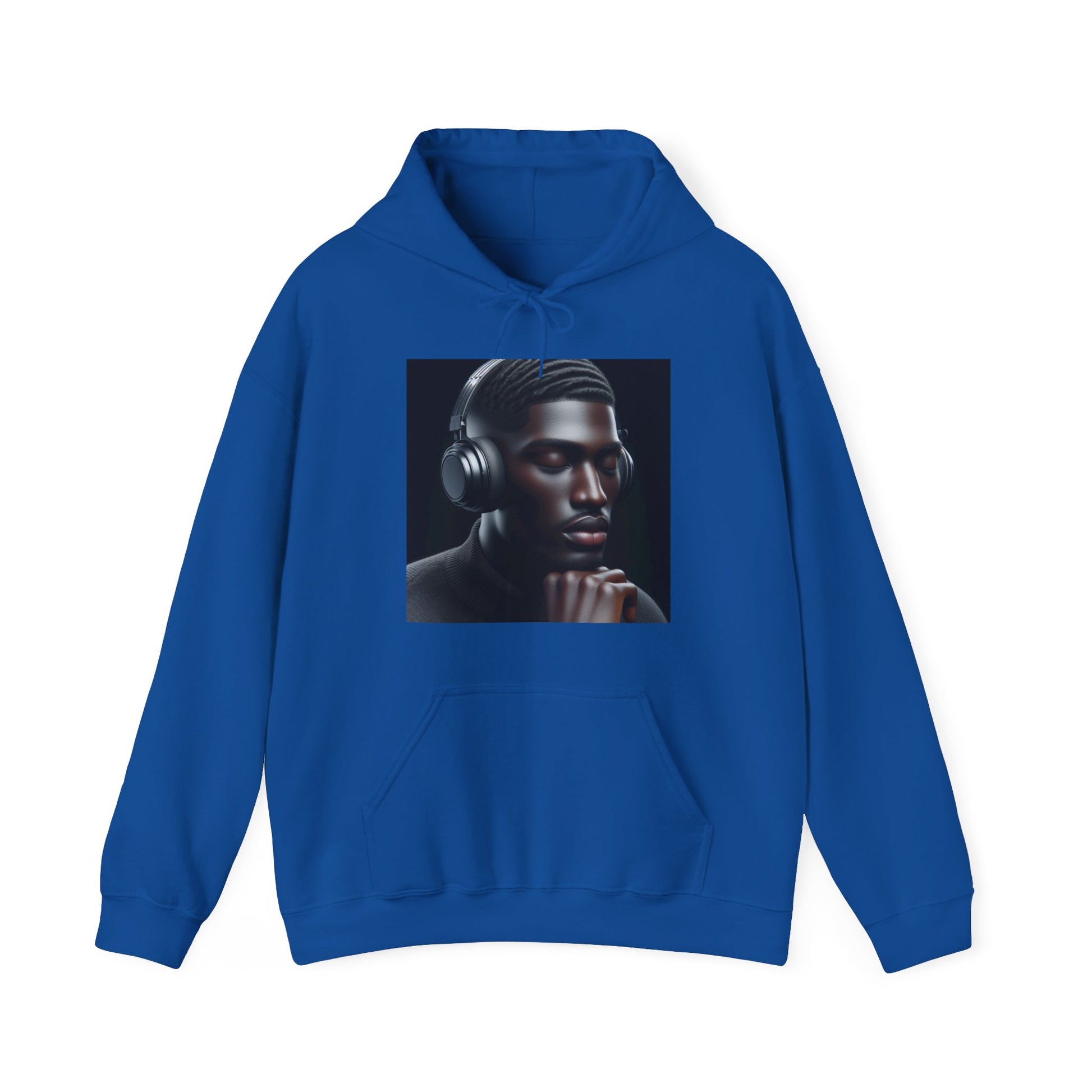 Music Vibes Hoodie Hoodie Printify Royal S