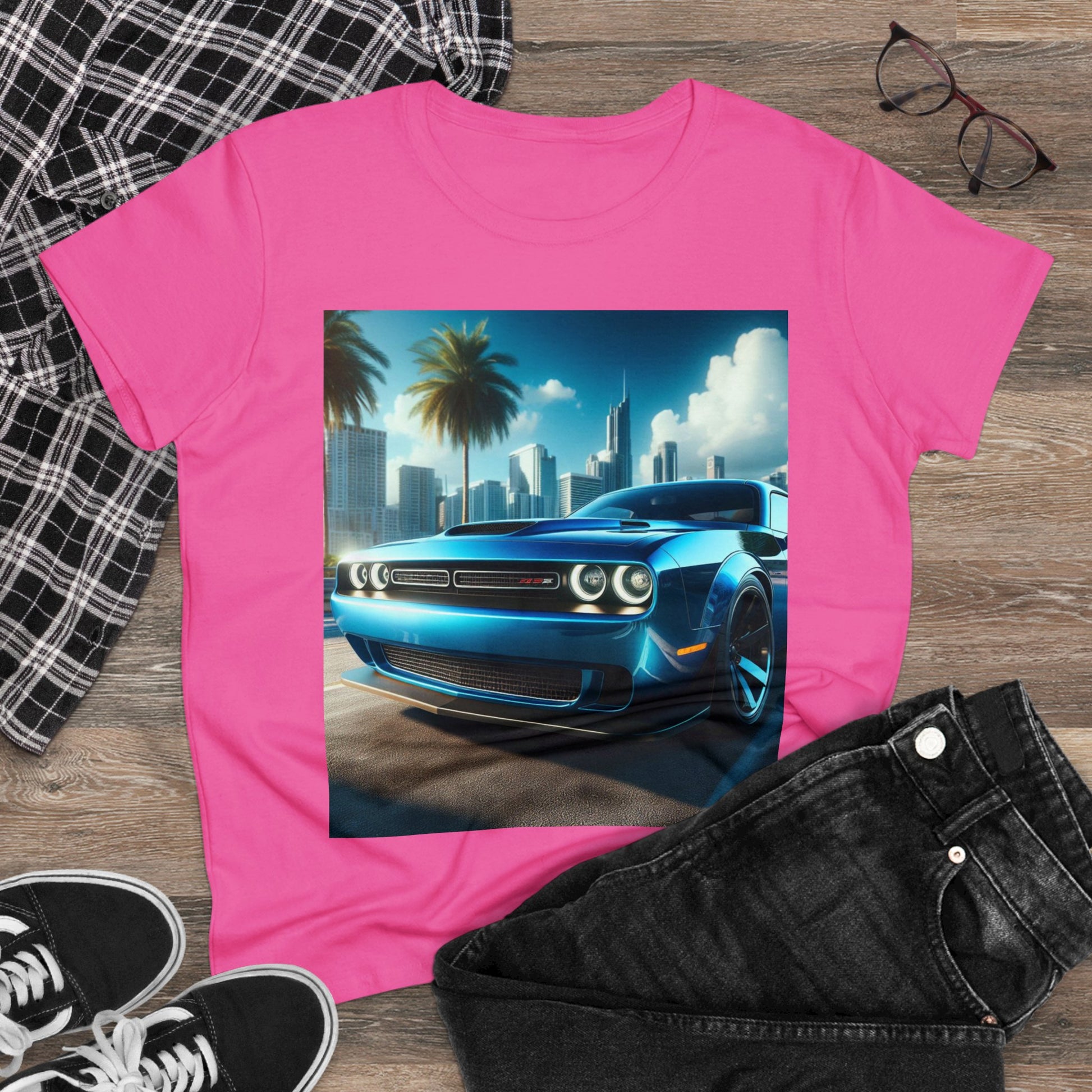 Blue Challenger T-Shirt T-Shirt Printify