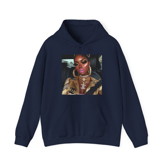 Car Beauty Hoodie Hoodie Printify Navy S