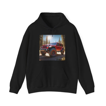 Red Rubicon Hoodie Hoodie Printify Black S