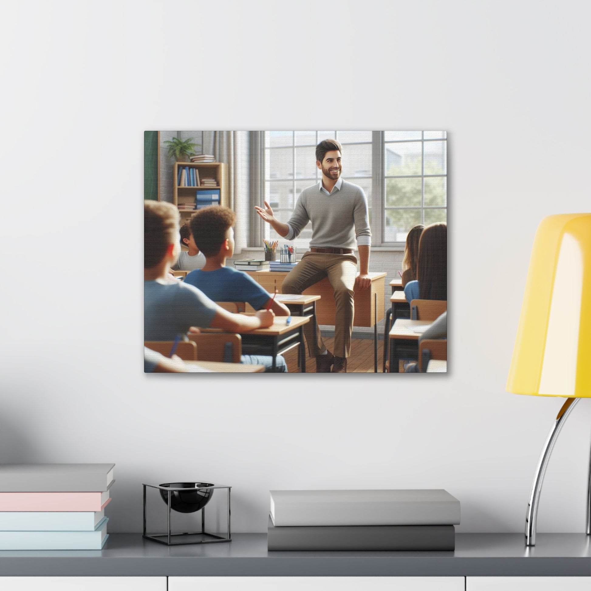Class in Session Canvas Canvas Printify 20″ x 16″ (Horizontal) 0.75''