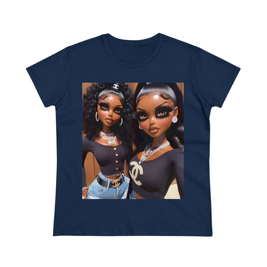 Outside Baddies T-Shirt T-Shirt Printify Navy S