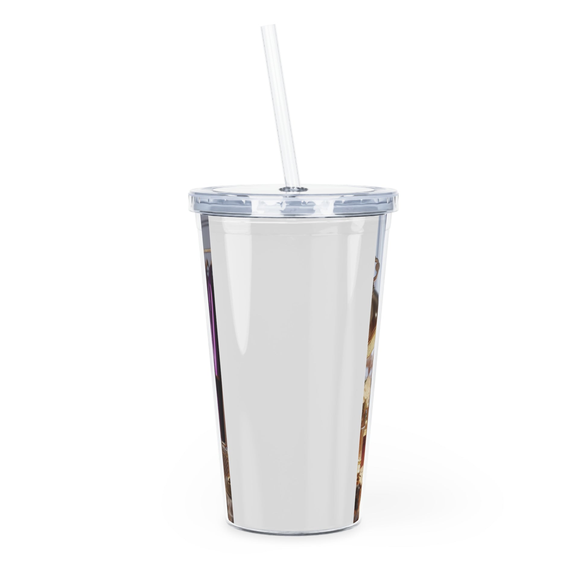 Fashion and Beauty Tumbler with Straw Mug Printify