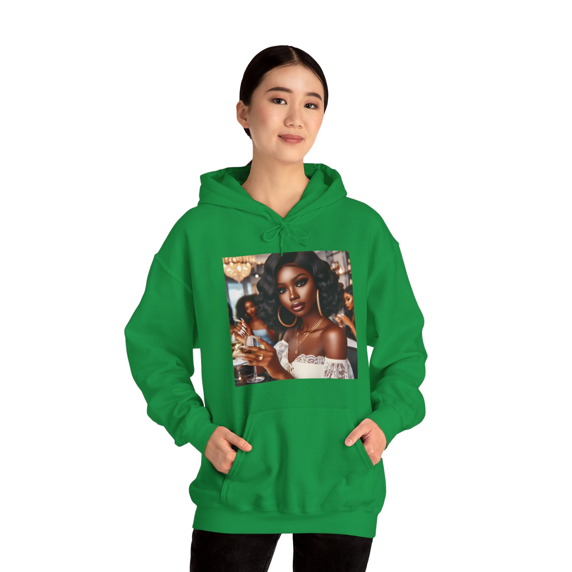 Wine Down Hoodie Hoodie Printify