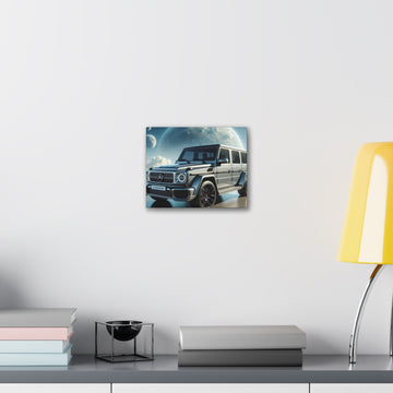 Silver G-Wagon Canvas Canvas Printify 10" x 8" (Horizontal) 0.75''