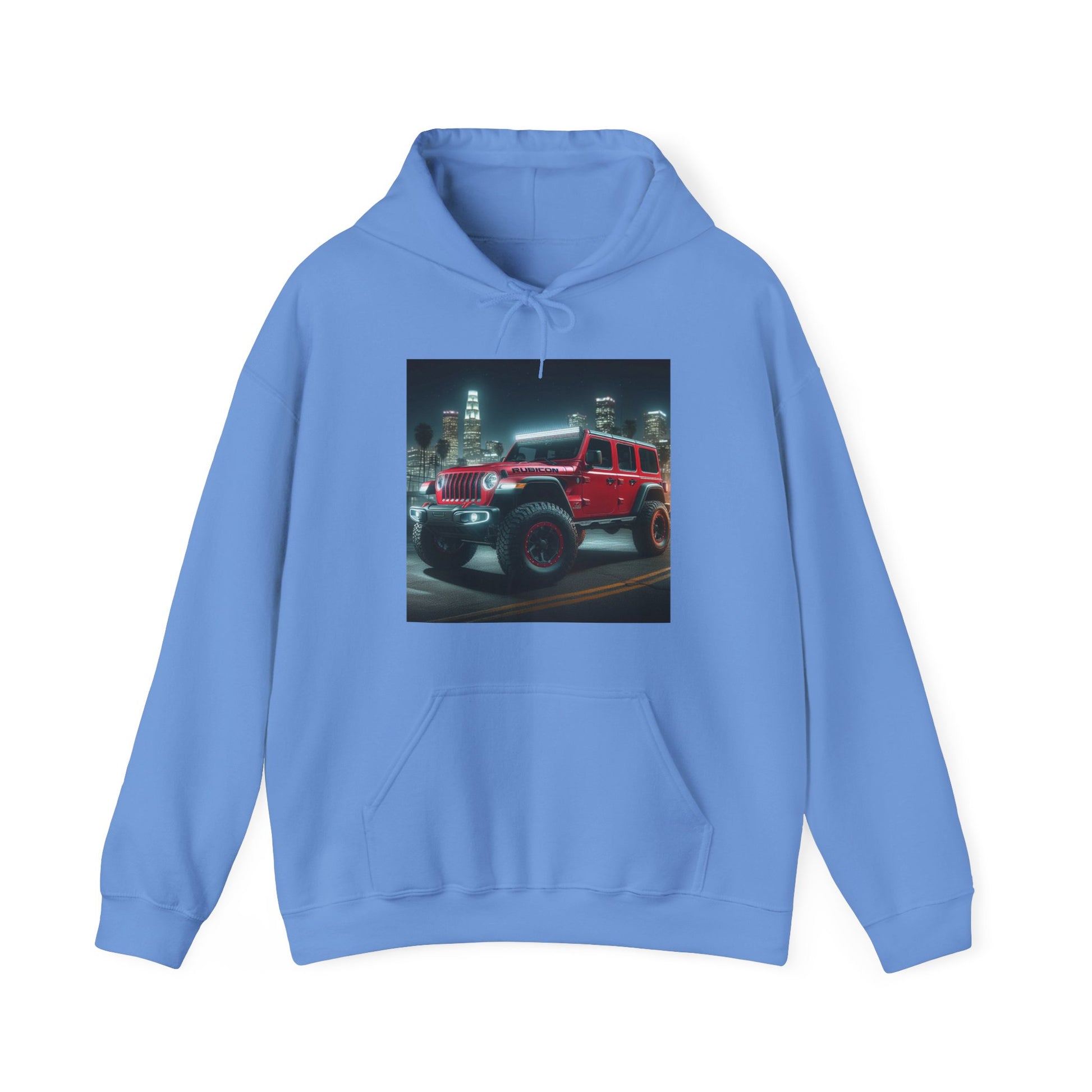 Red Rubicon Hoodie Hoodie Printify Carolina Blue S