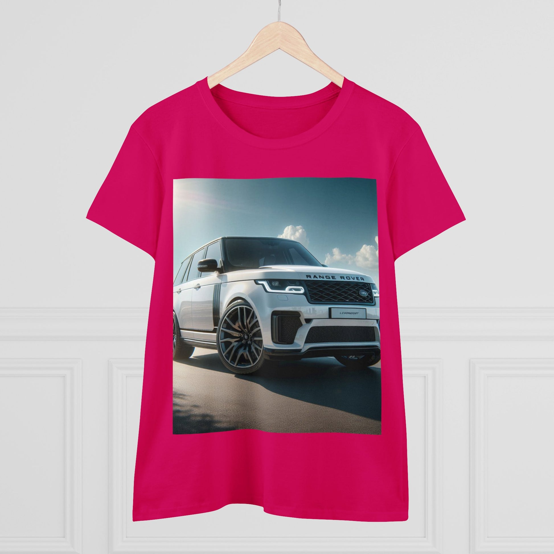 White Range Rover T-Shirt T-Shirt Printify