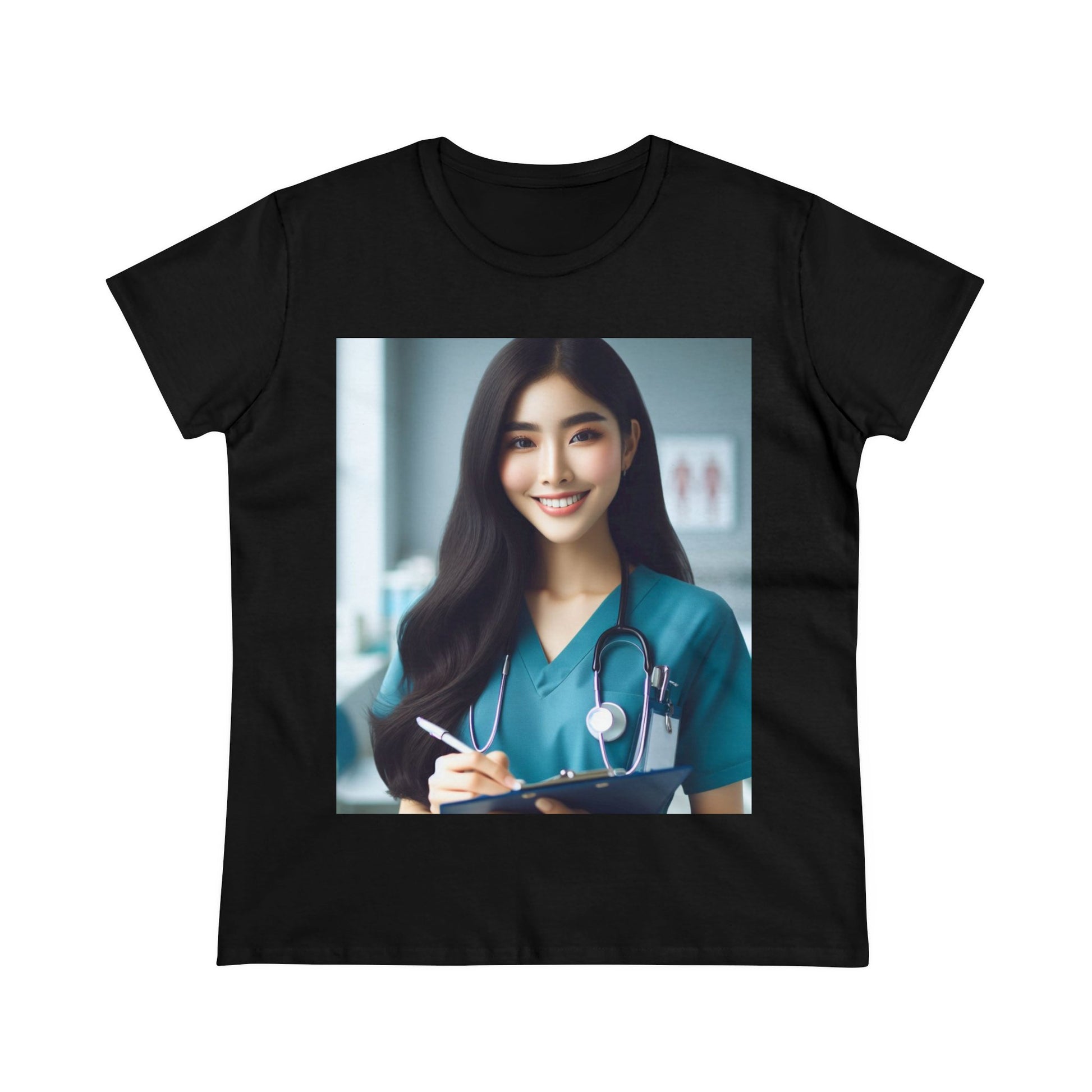 Your Favorite Nurse T-Shirts T-Shirt Printify Black S