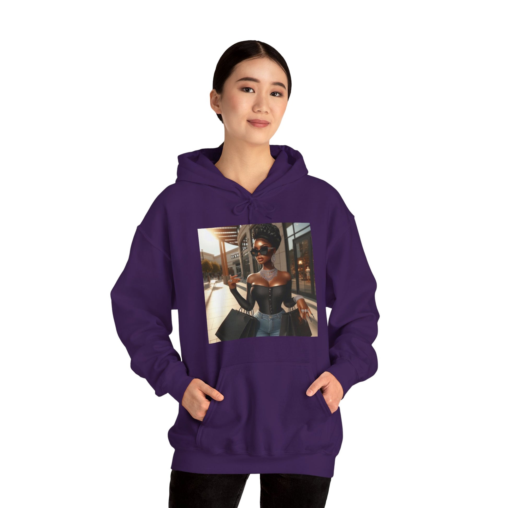 Let's Shop Hoodie Hoodie Printify