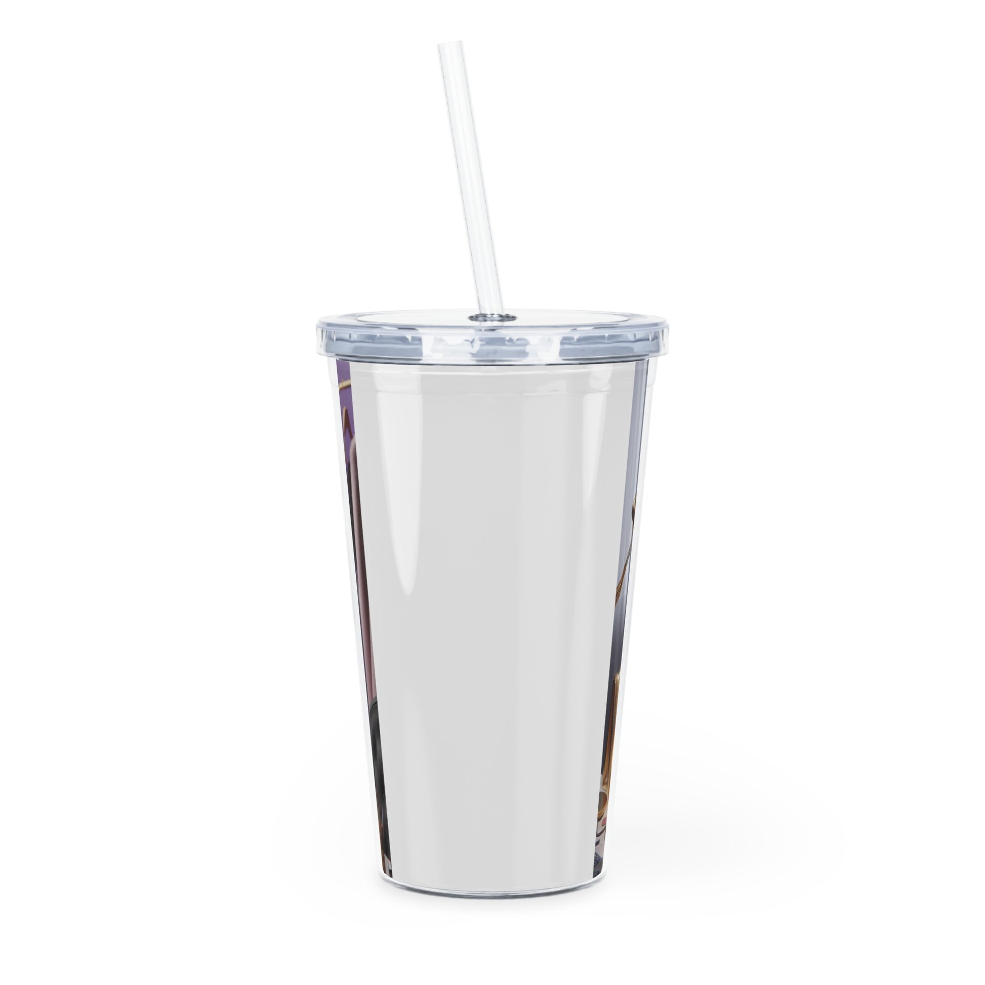 Fashion and Beauty Tumbler with Straw Mug Printify