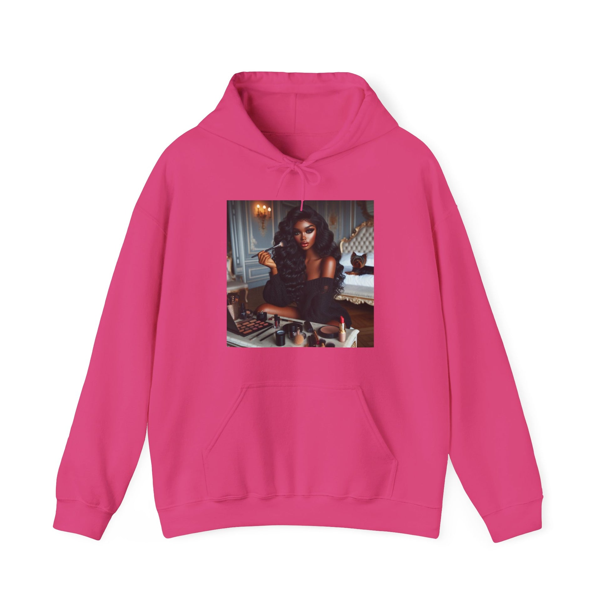 Make Up Time Hoodie Hoodie Printify Heliconia S