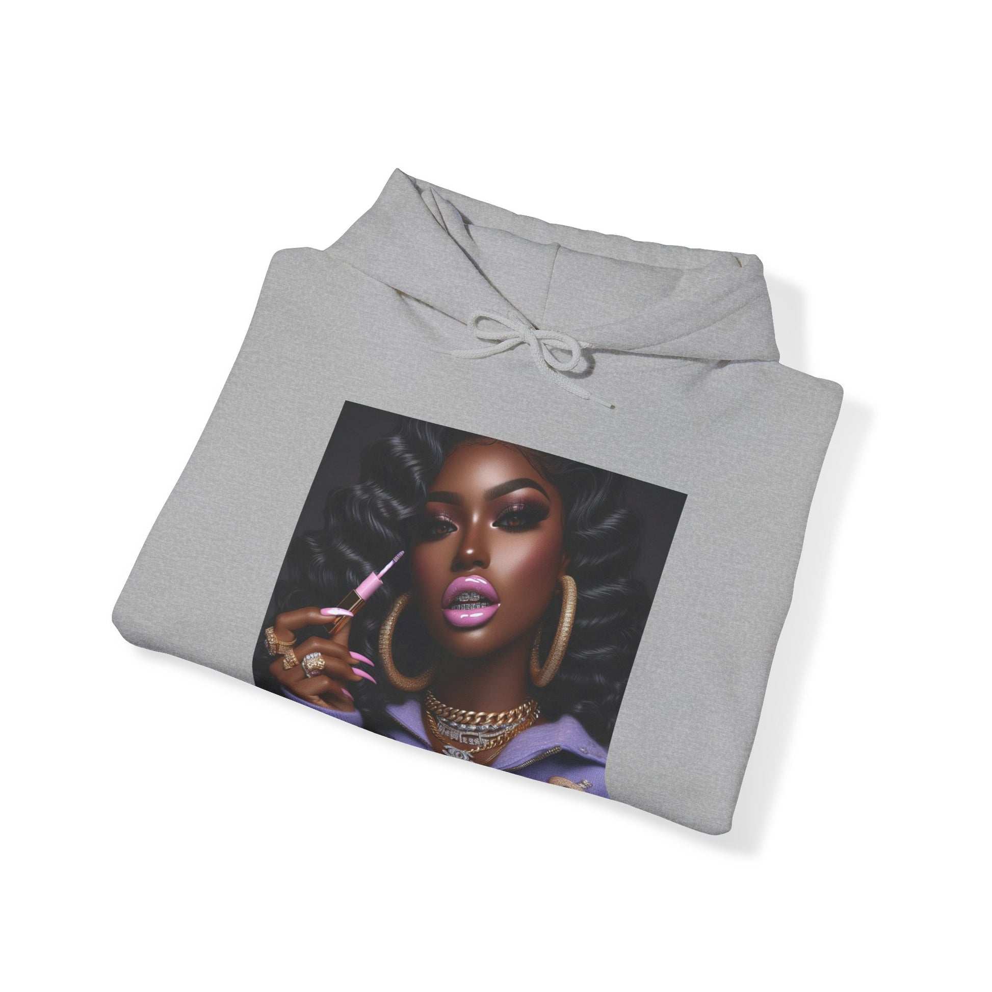 Gloss Up Hoodie Hoodie Printify