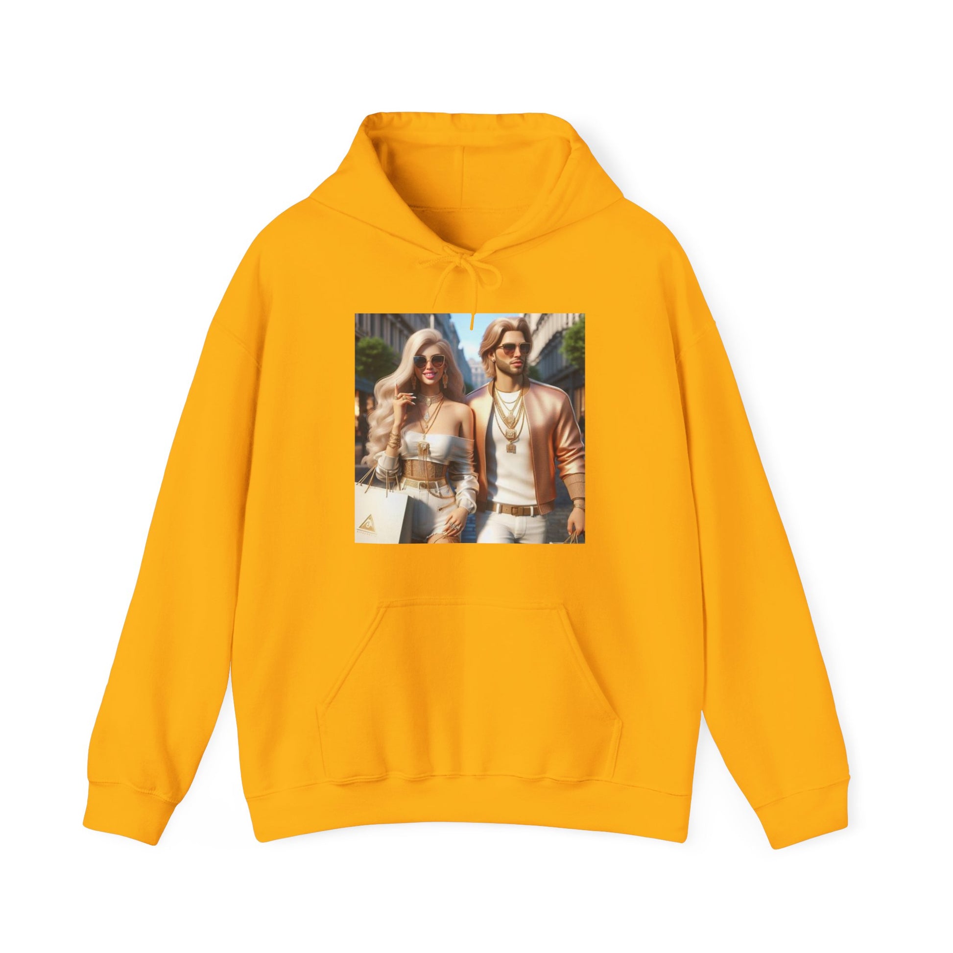 Thank You to My Man Hoodie Hoodie Printify Gold S
