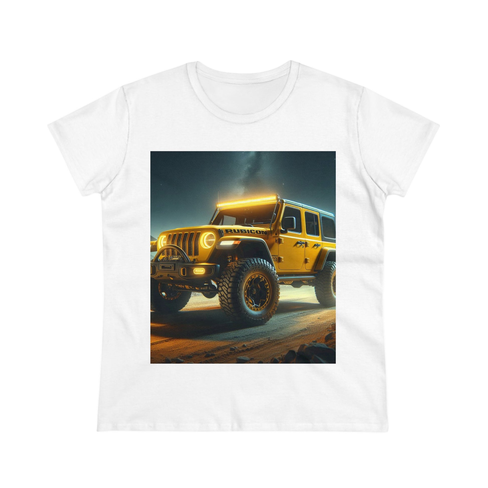 Yellow Rubicon T-Shirt T-Shirt Printify White S