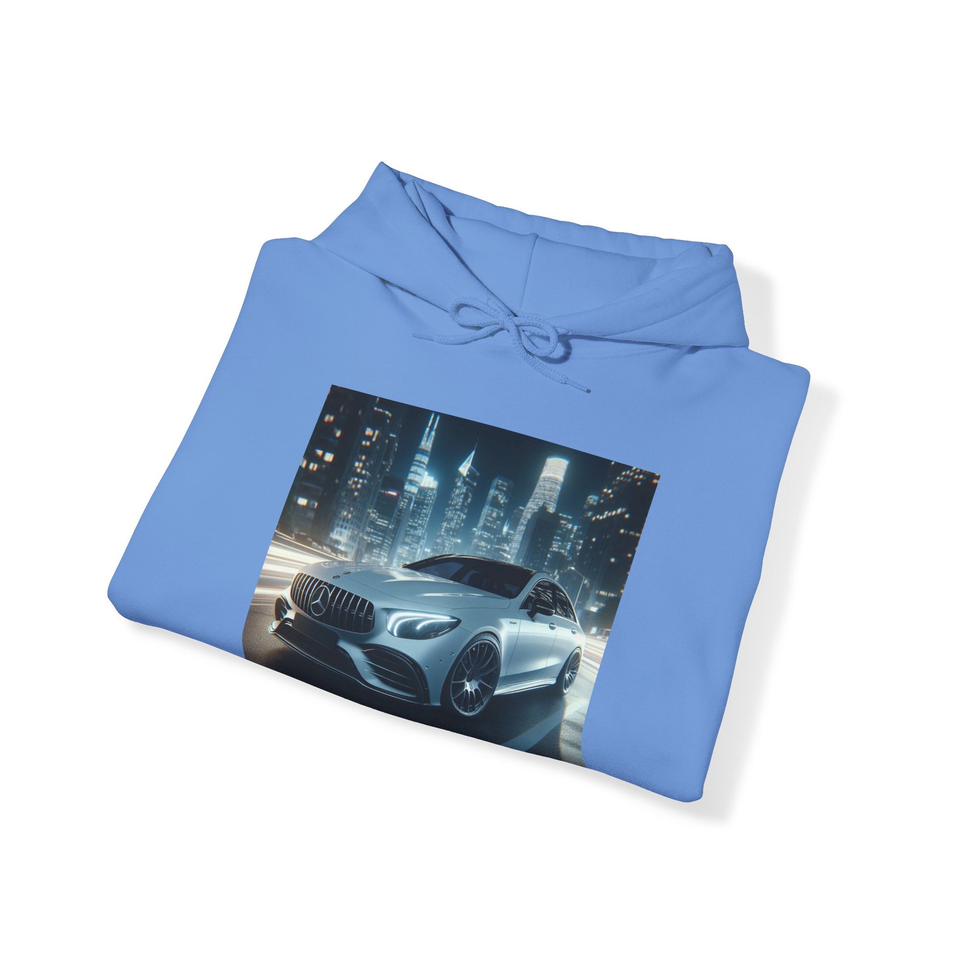 White Mercedes Hoodie Hoodie Printify