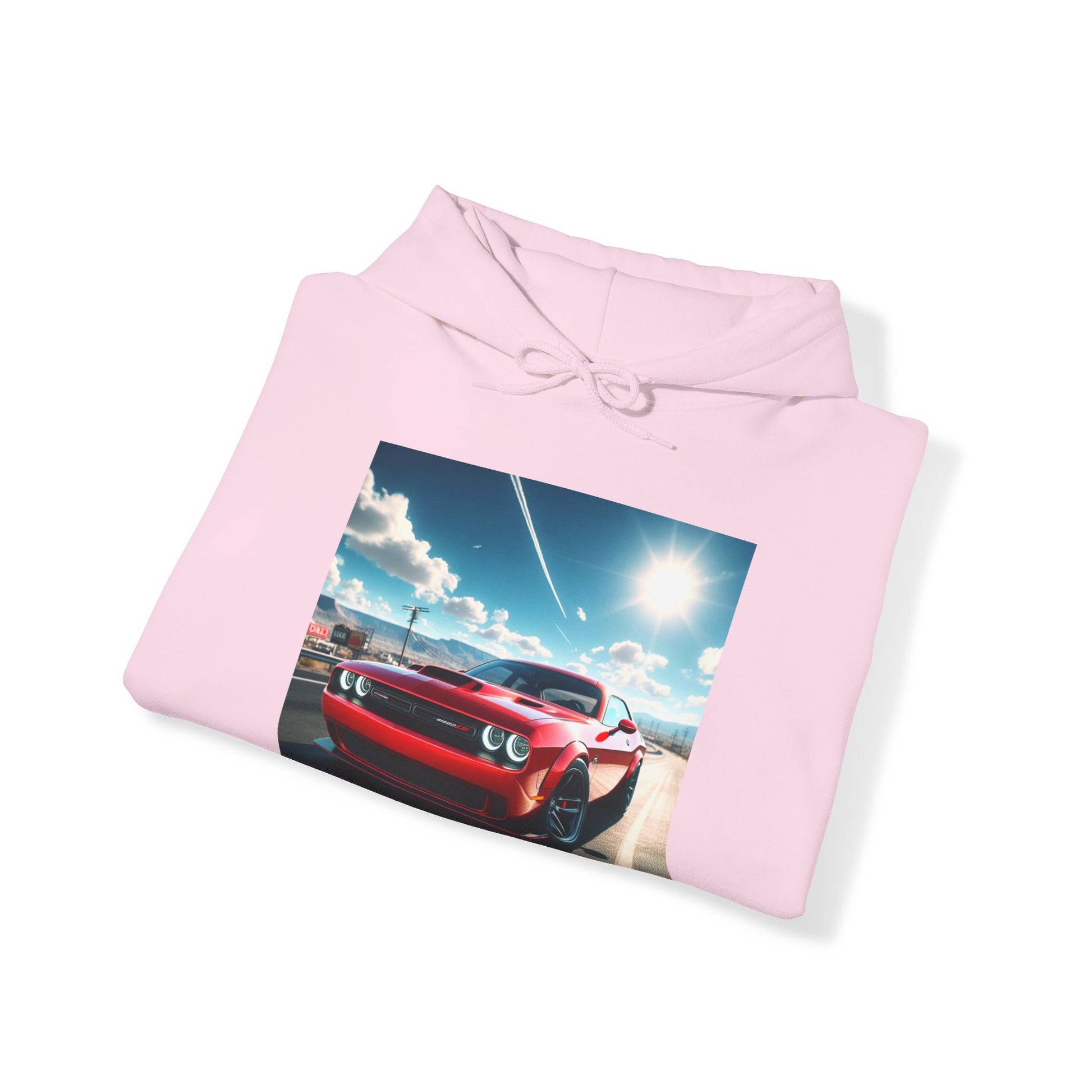 Red Challenger Hoodie Hoodie Printify