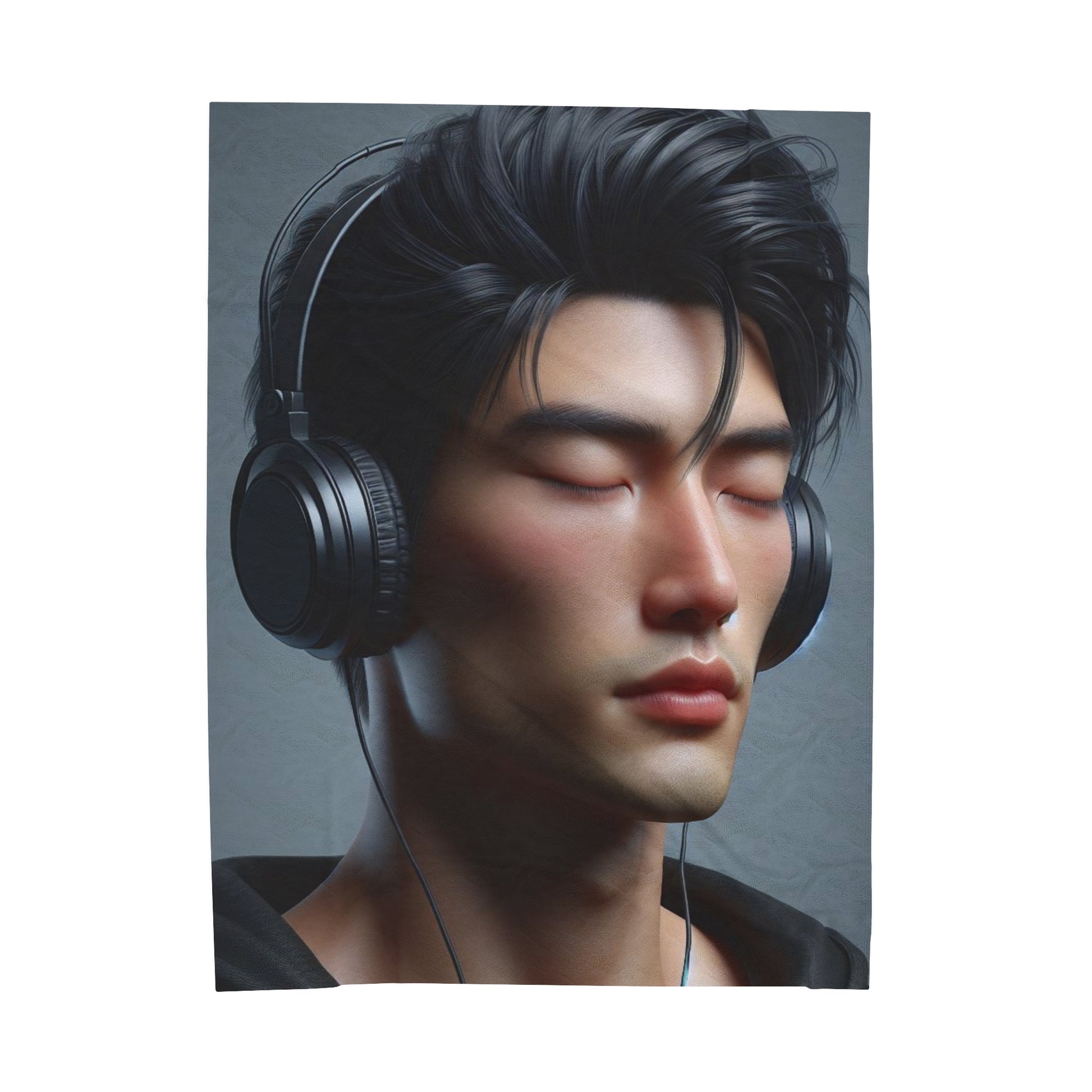 Music Vibes Plush Blanket All Over Prints Printify 60" × 80"