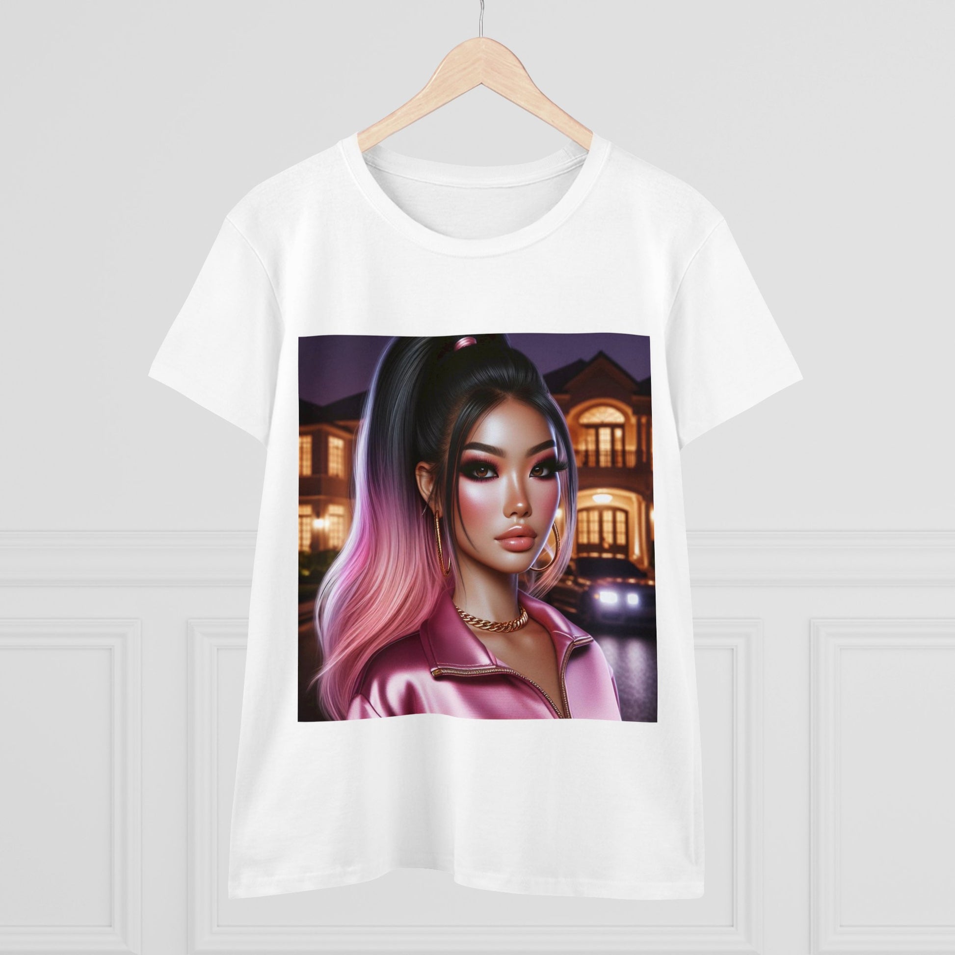 Pink at Night T-Shirt T-Shirt Printify