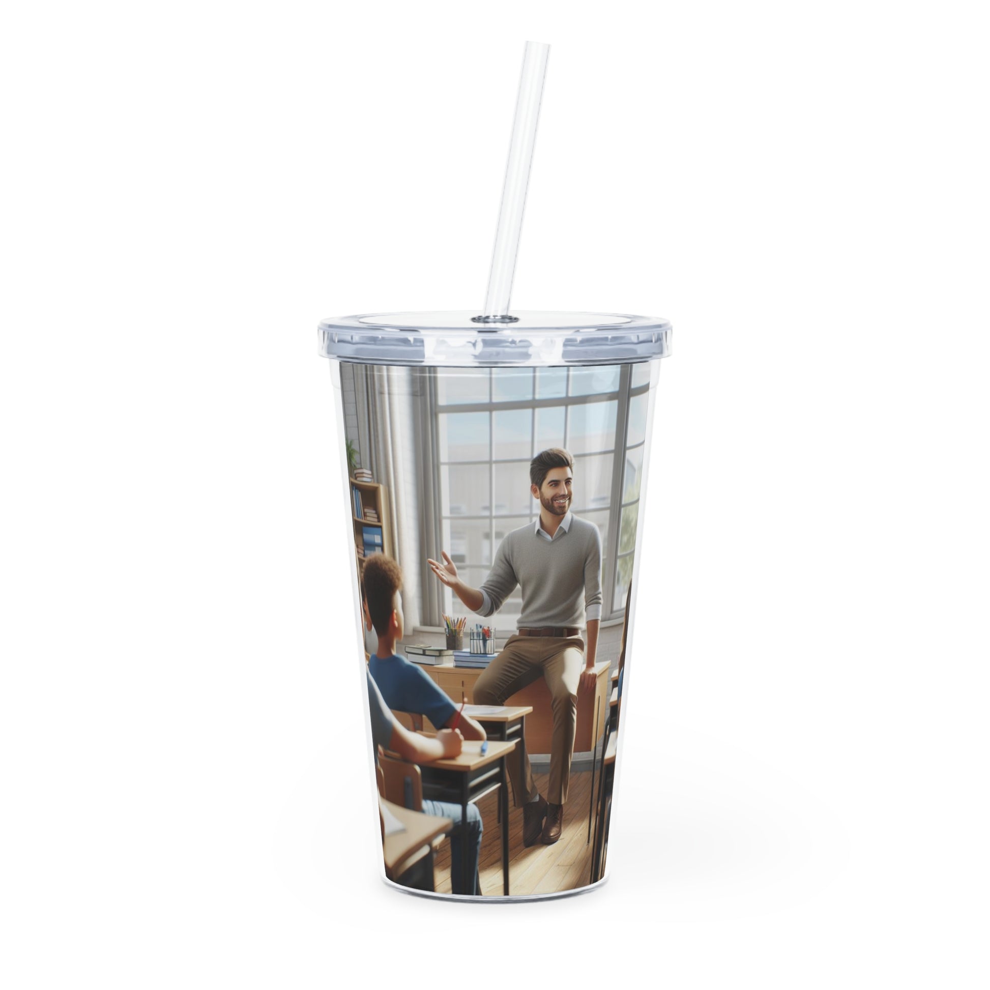 Class in Session Tumbler with Straw Mug Printify 20oz Transparent