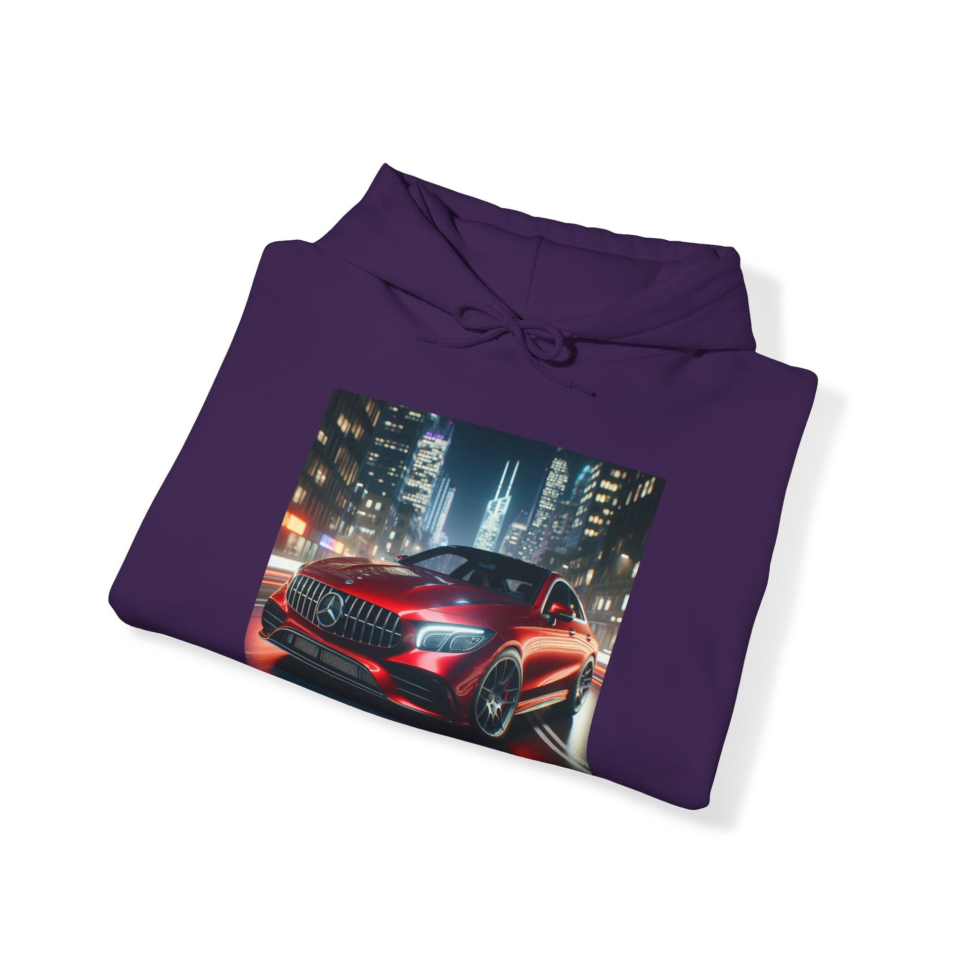 Red Mercedes Hoodie Hoodie Printify