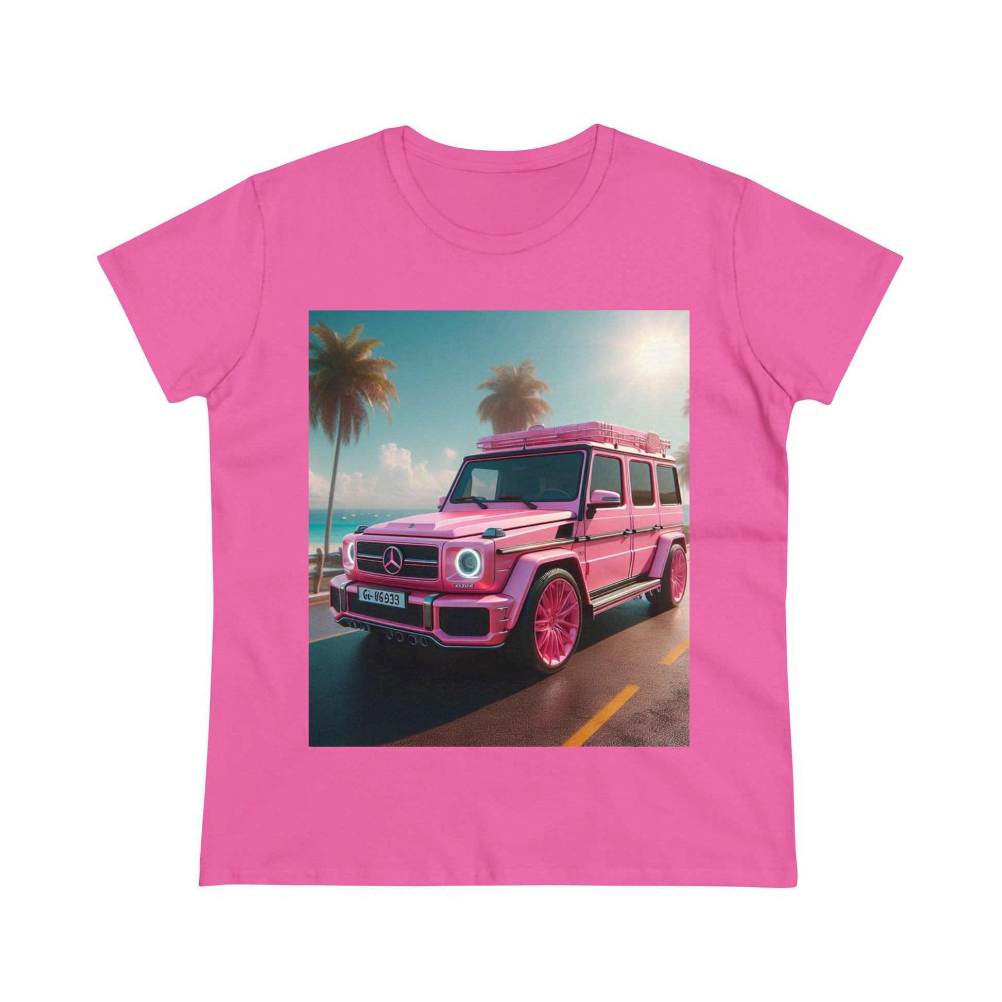 Pink G-Wagon T-Shirt T-Shirt Printify Azalea S