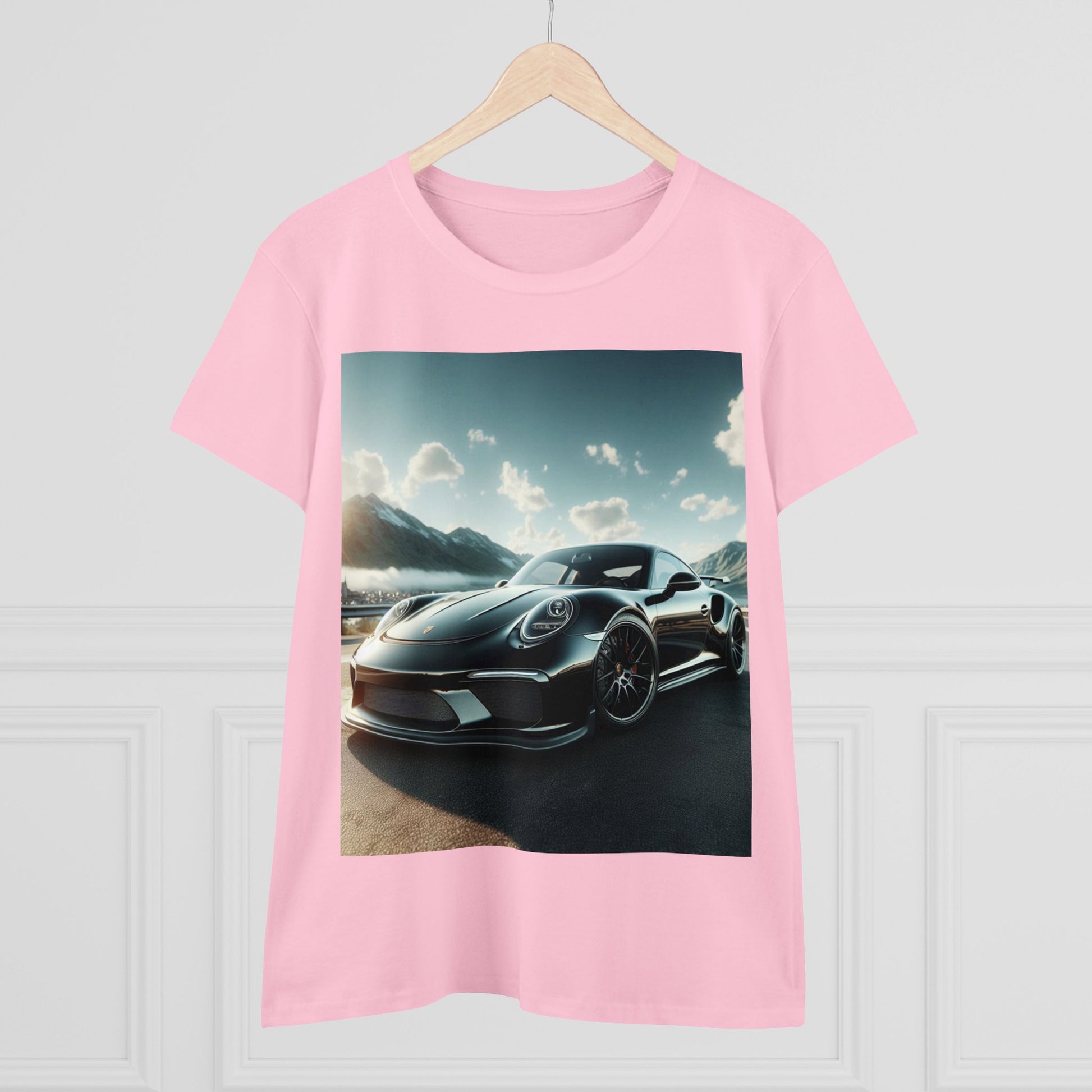 Black Porsche T-Shirt T-Shirt Printify
