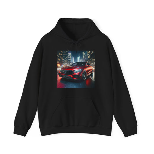 Red Mercedes Hoodie Hoodie Printify Black S