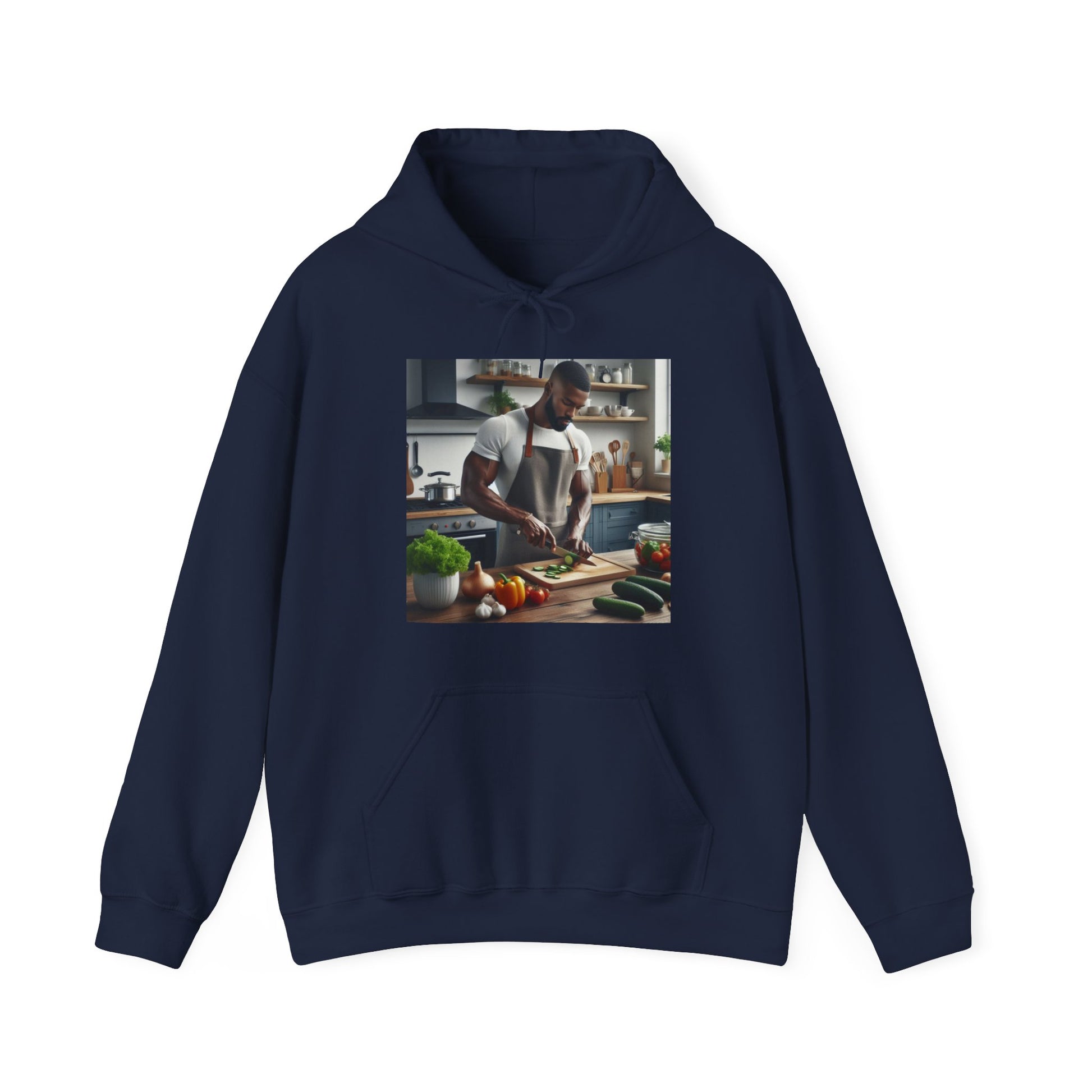 Dinner Time Hoodie Hoodie Printify Navy S