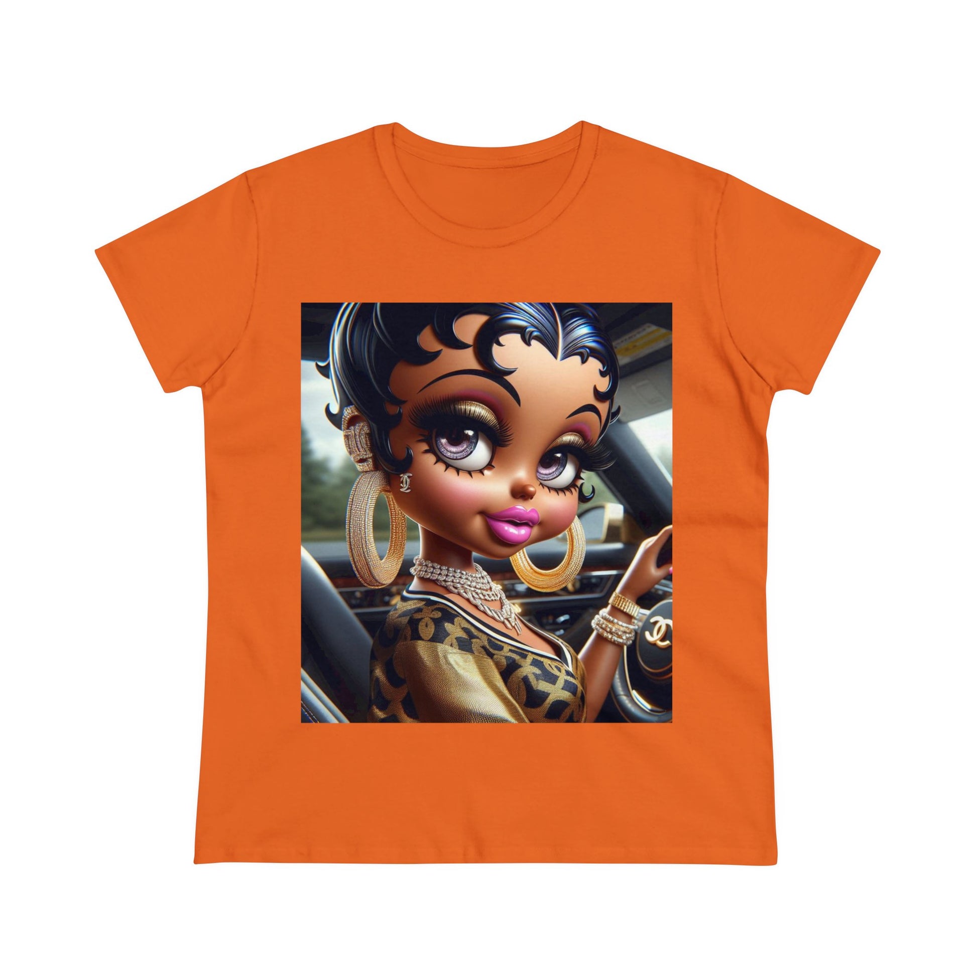 Betty Beauty T-shirt T-Shirt Printify Orange S