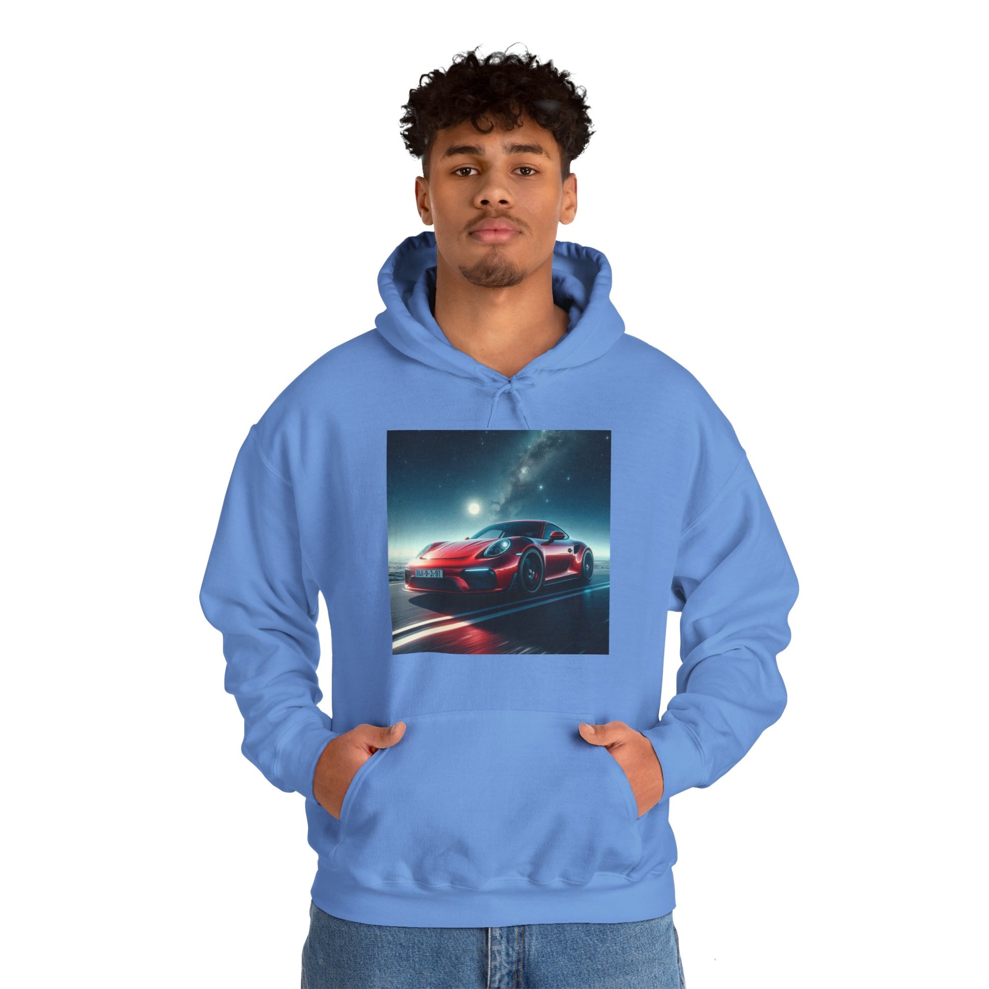 Red Porsche Hoodie Hoodie Printify
