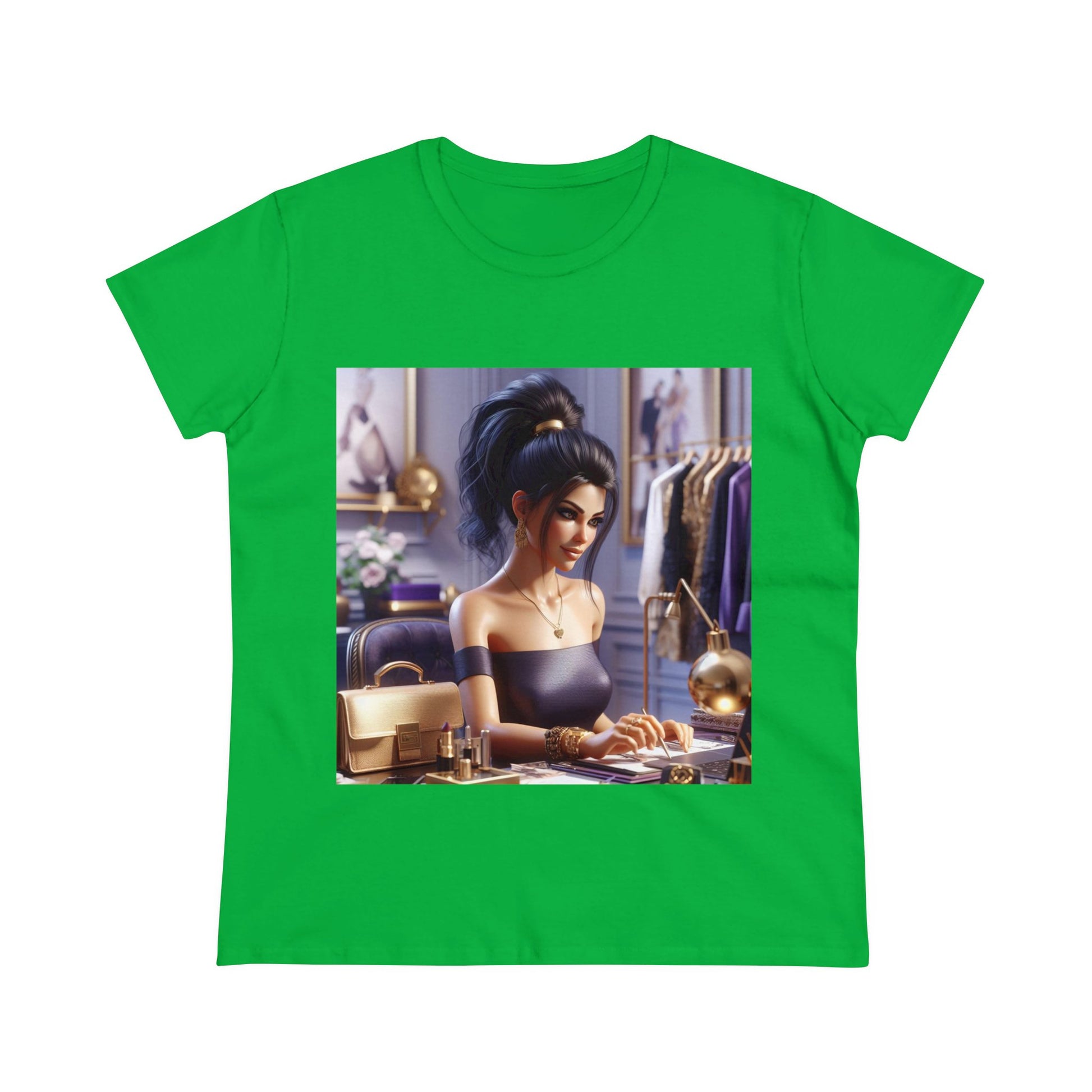 Fashion and Beauty T-Shirt T-Shirt Printify Irish Green S