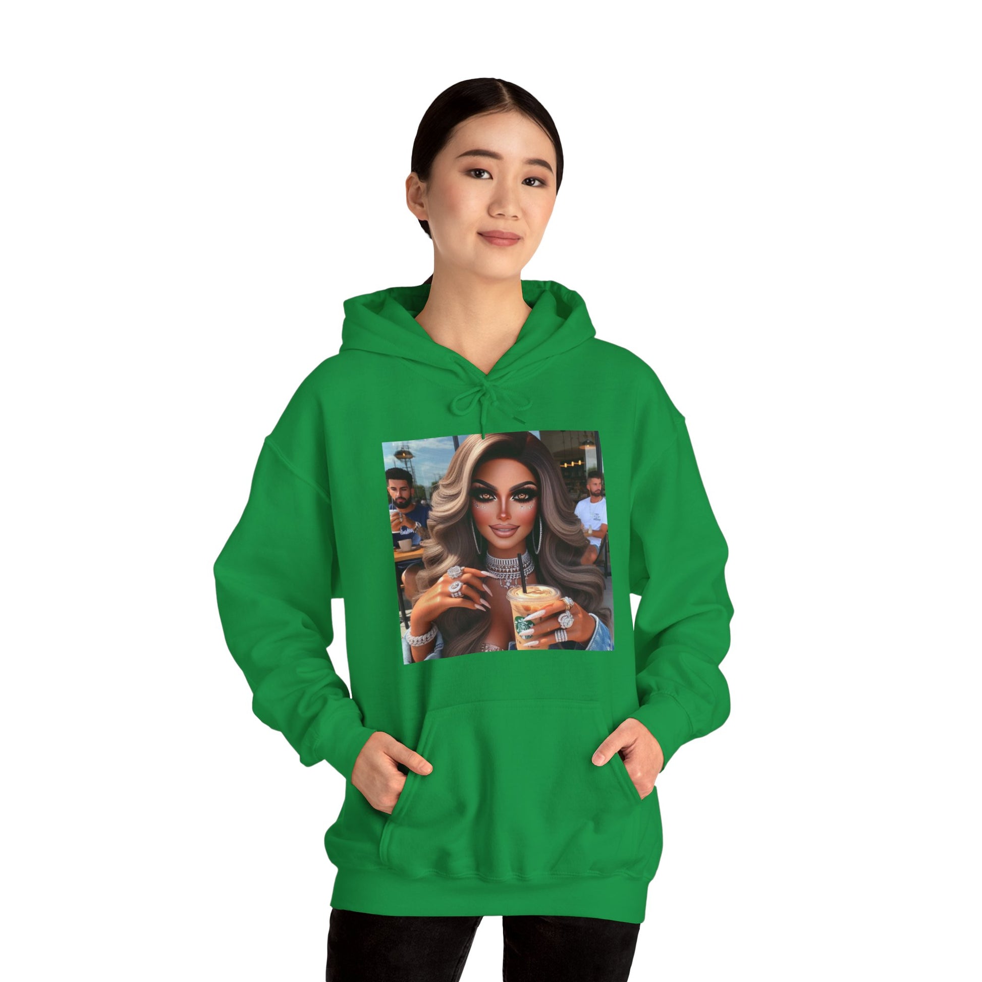 Coffee Beauty Hoodie Hoodie Printify