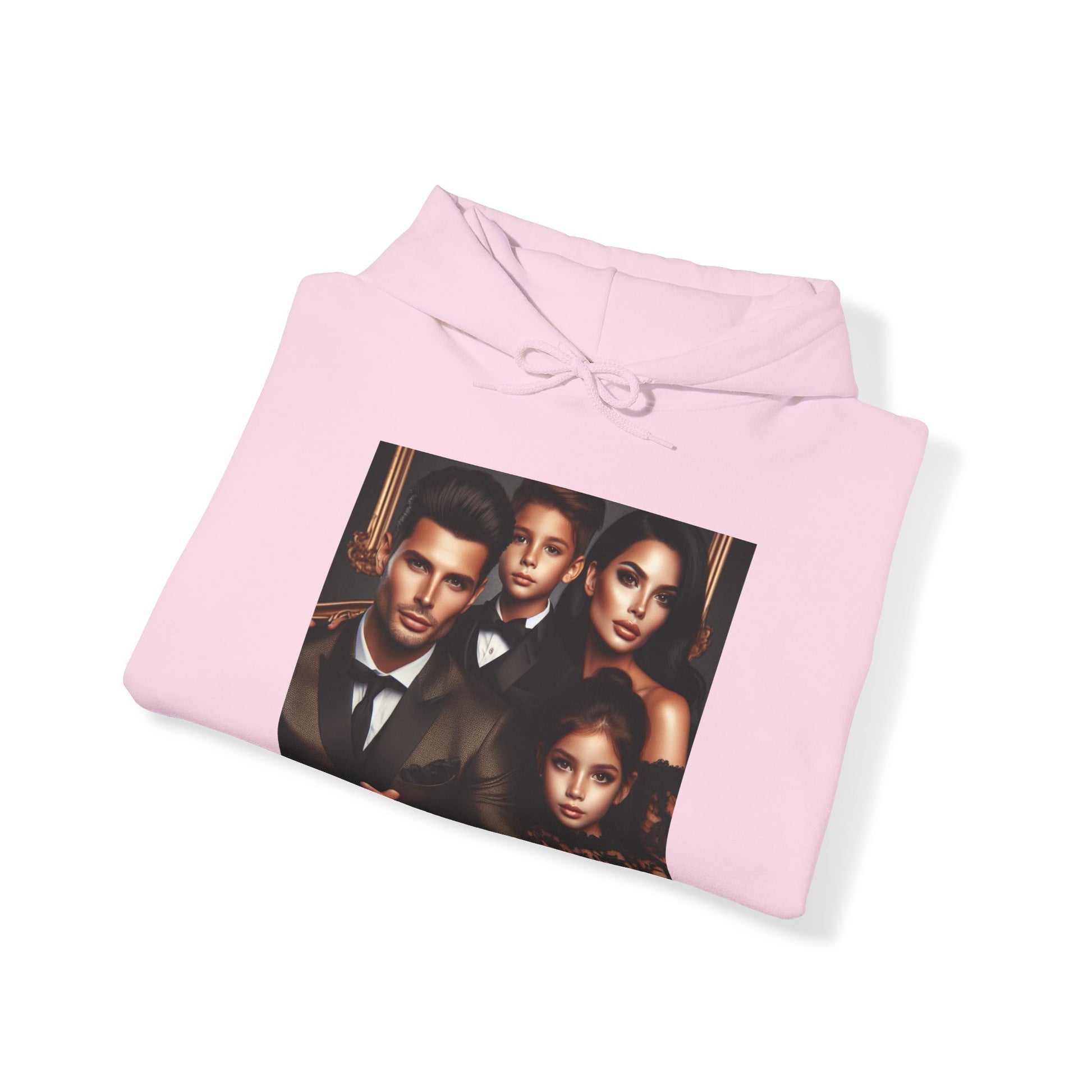 Family Portrait Hoodie Hoodie Printify