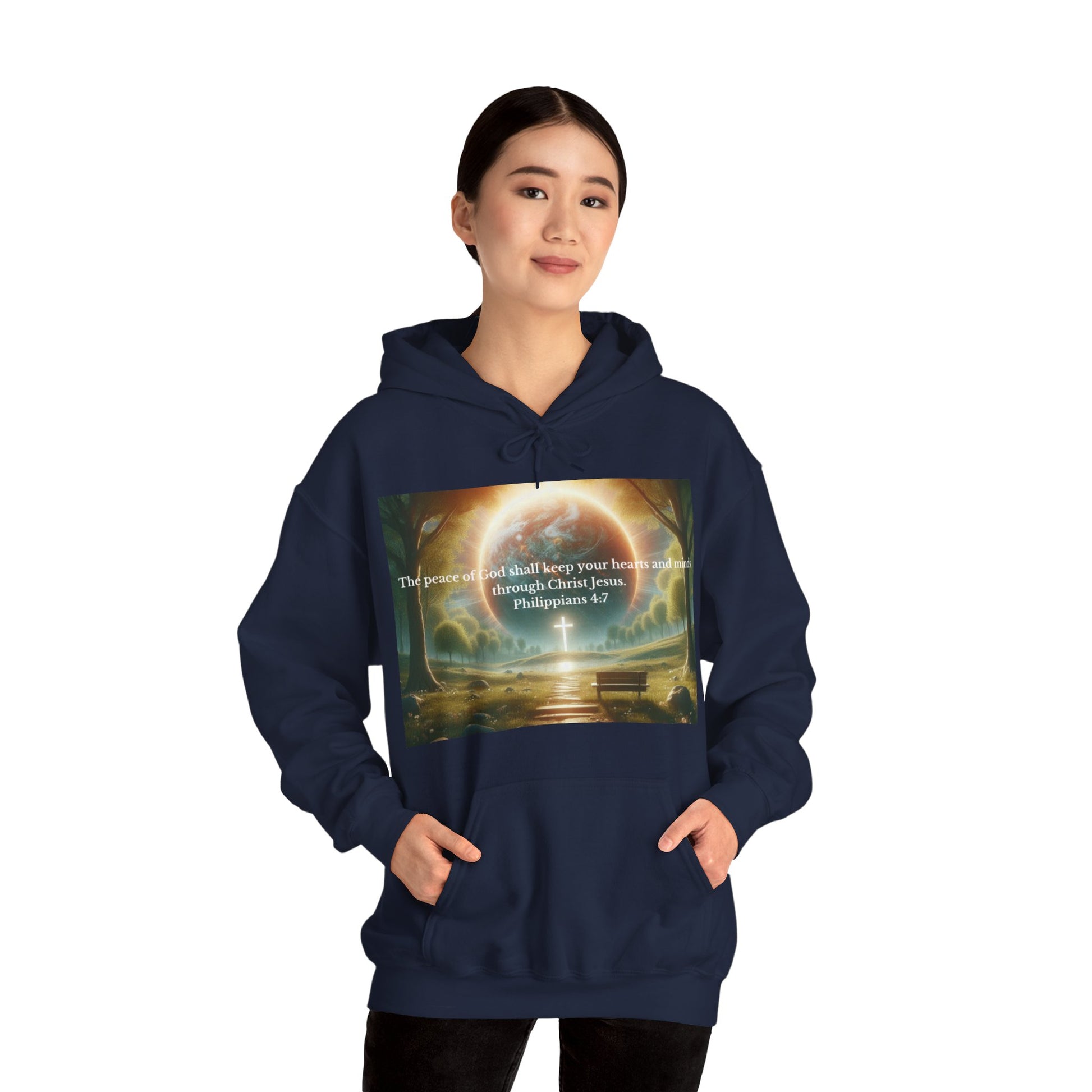 Philippians 4:7 Hoodie Hoodie Printify