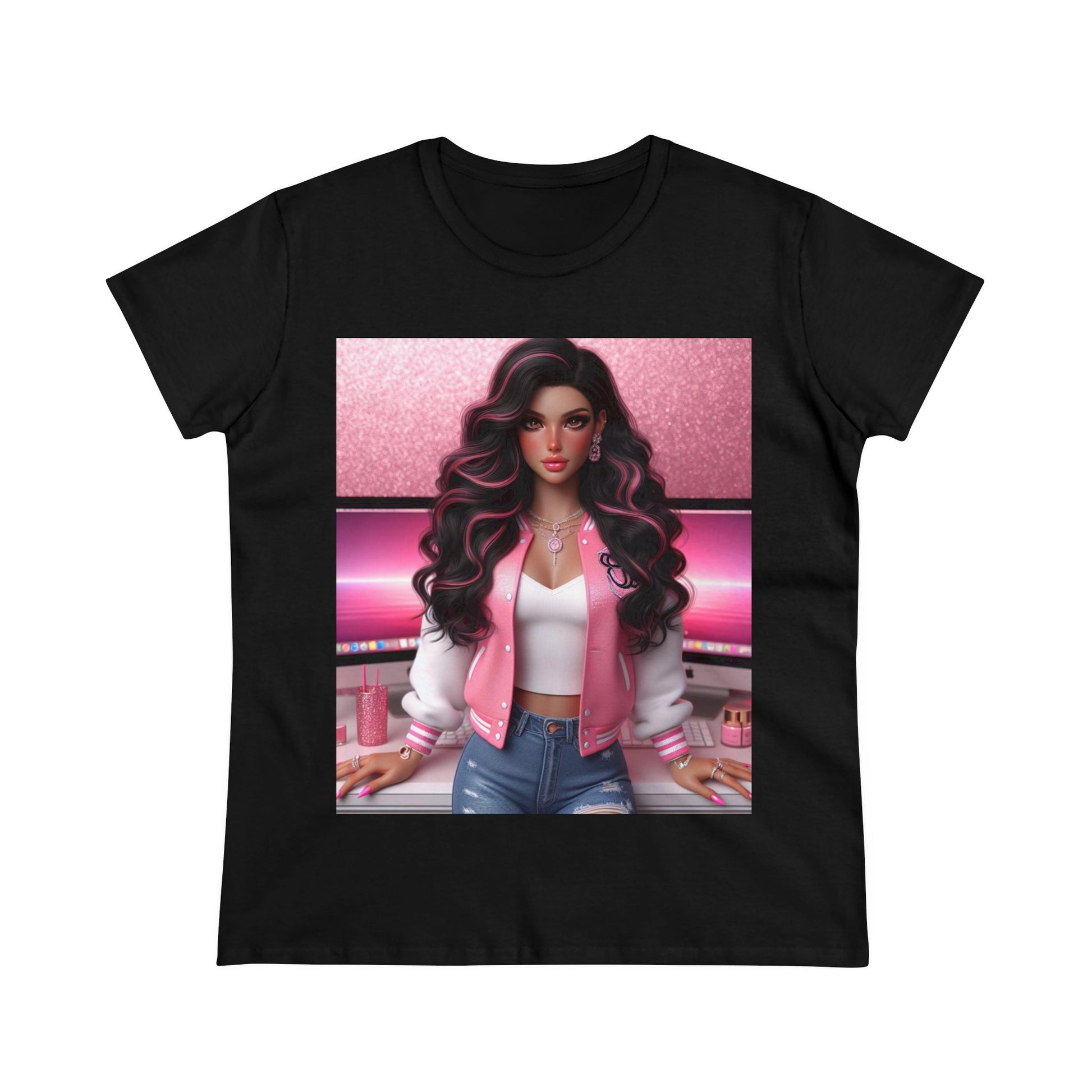 Pink Everything T-Shirt T-Shirt Printify Black S