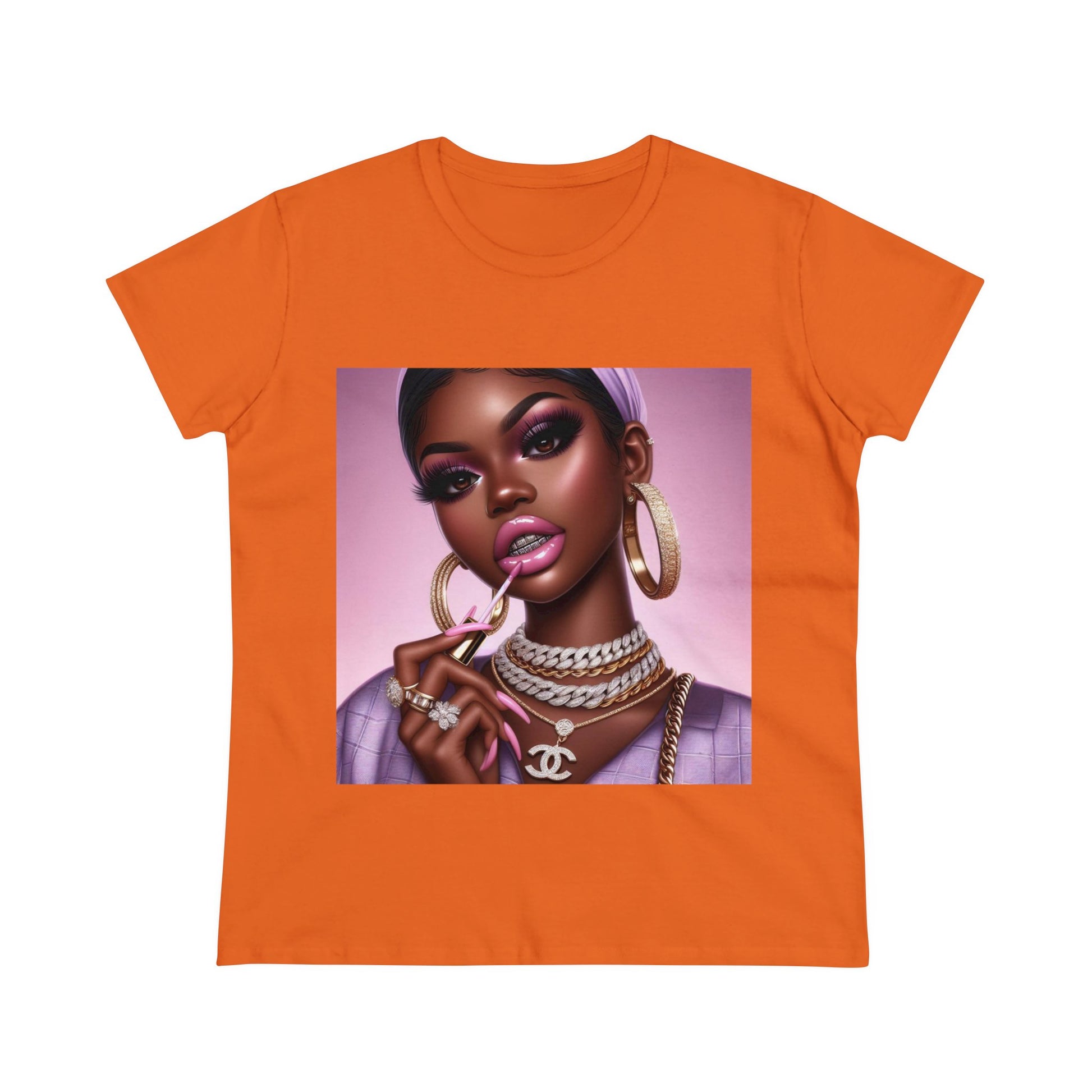 Gloss Up T-Shirt T-Shirt Printify Orange S