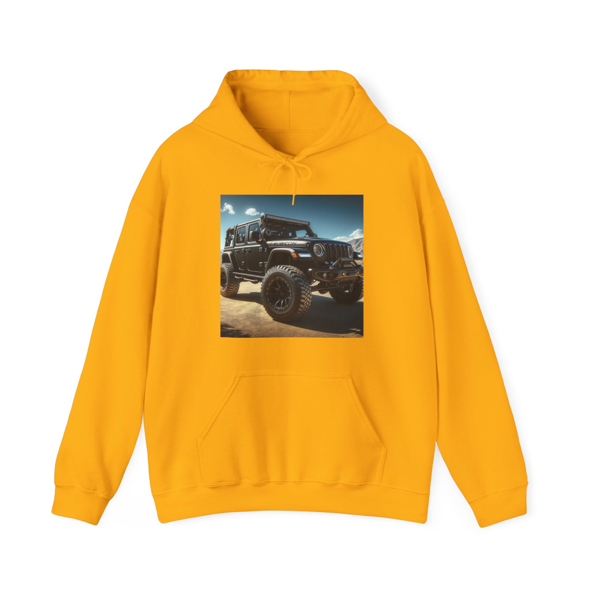 Black Rubicon Hoodie Hoodie Printify Gold S
