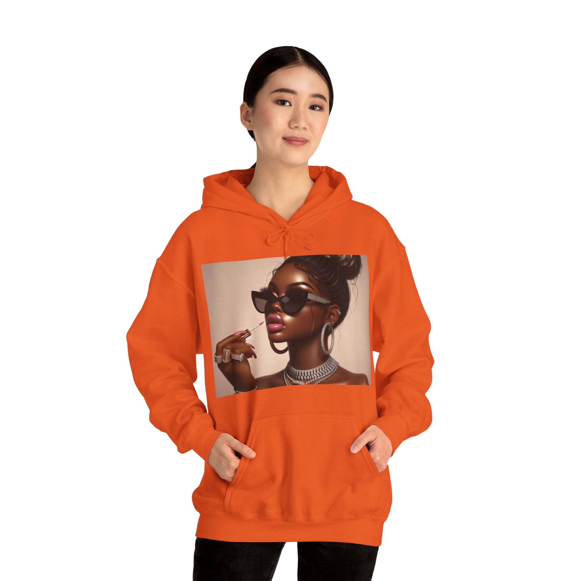 My Lip Gloss is Poppin Hoodie Hoodie Printify
