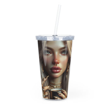 Elevated Coffee Tumbler with Straw Mug Printify 20oz Transparent