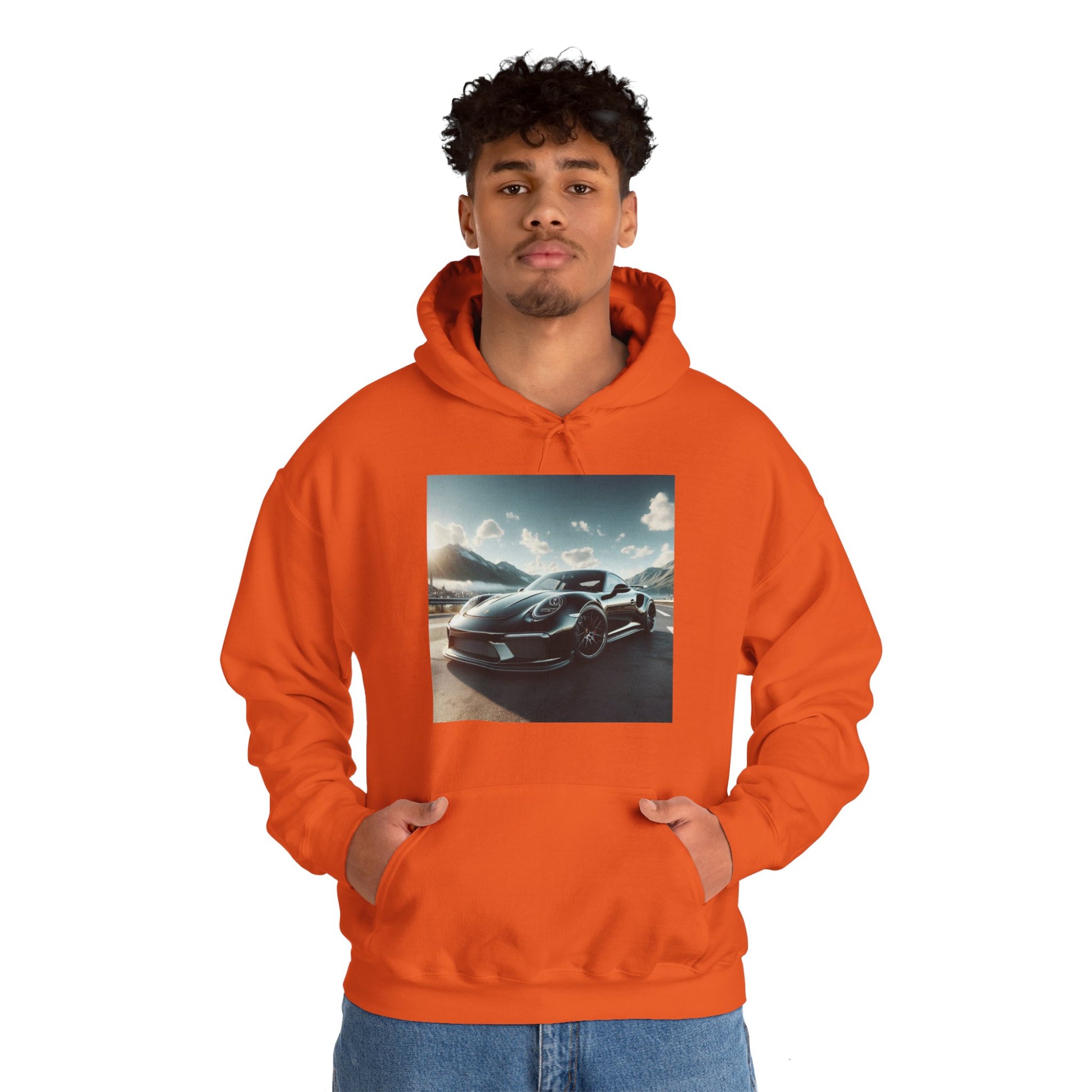 Black Porsche Hoodie Hoodie Printify