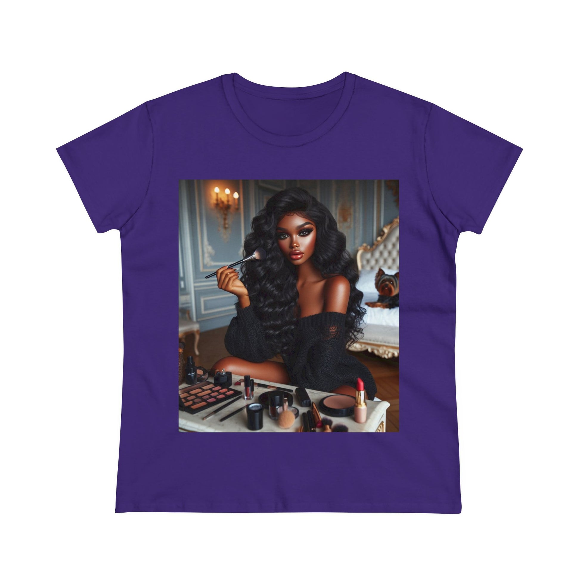 Make Up Time T-Shirt T-Shirt Printify Purple S