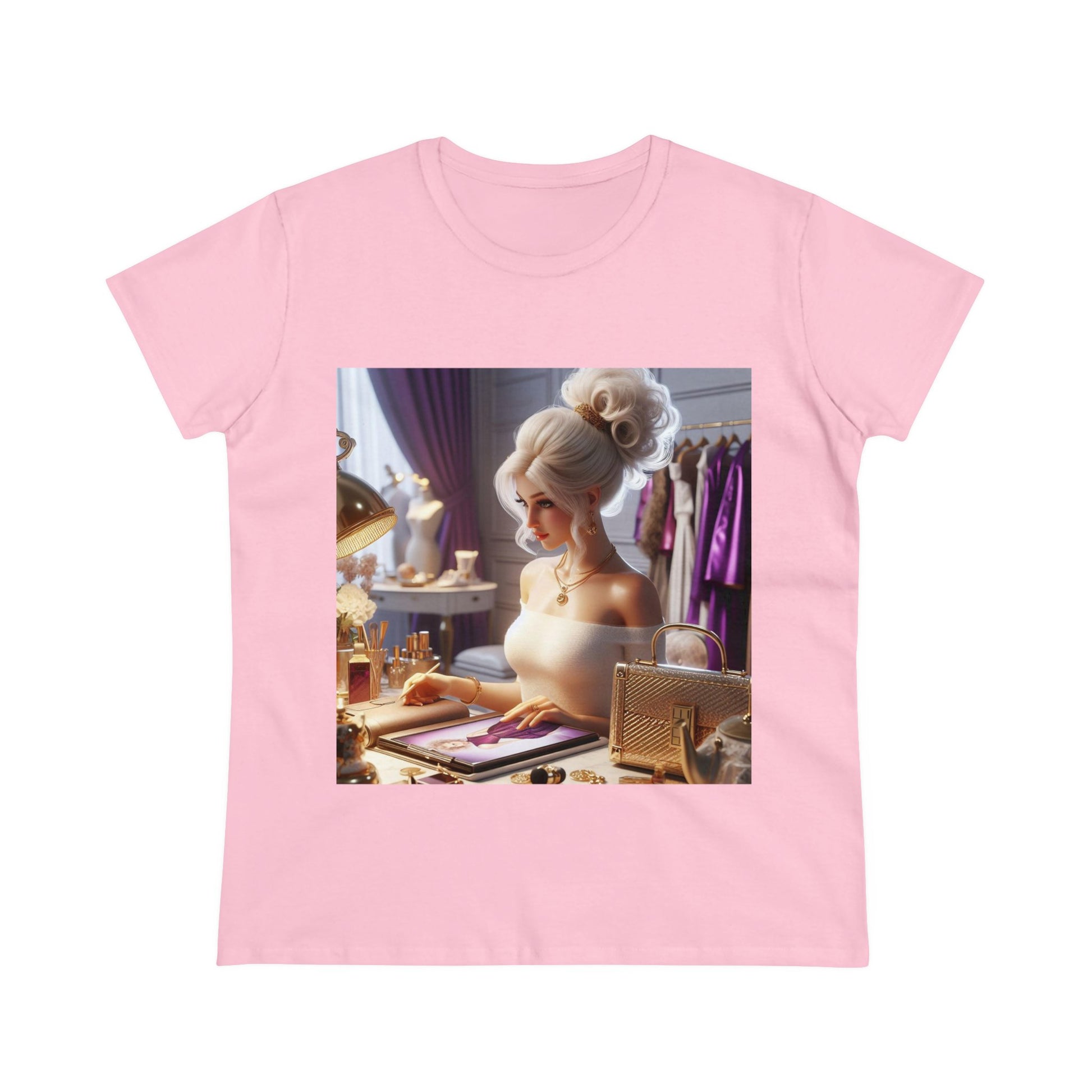 Fashion and Beauty T-Shirt T-Shirt Printify Light Pink S